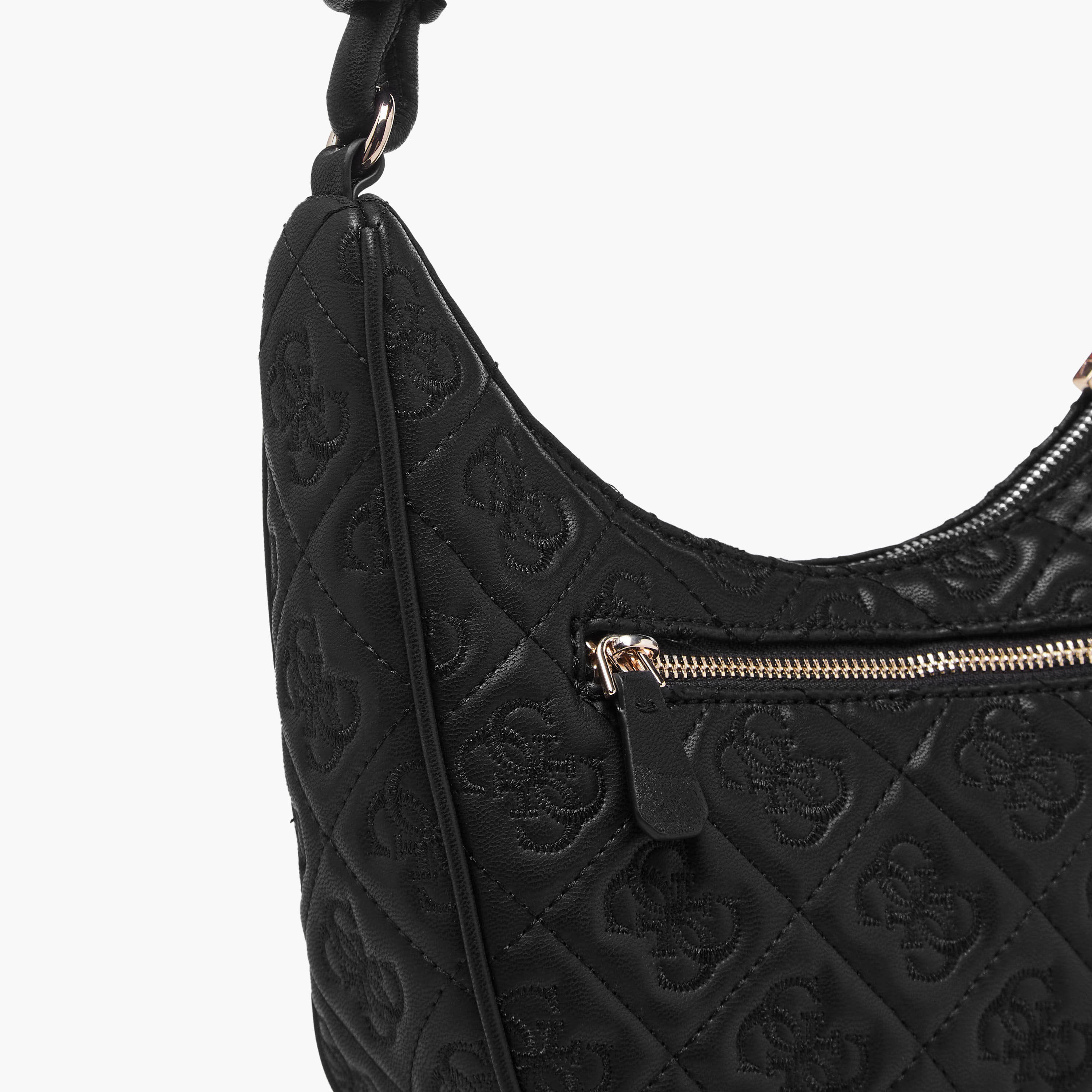 حقيبة هوبو Guess أديلاسيا المبطنة بمقبض واحد مع إغلاق بسحاب وحزام كتف-women-bagsandwallets-handbags-image-6