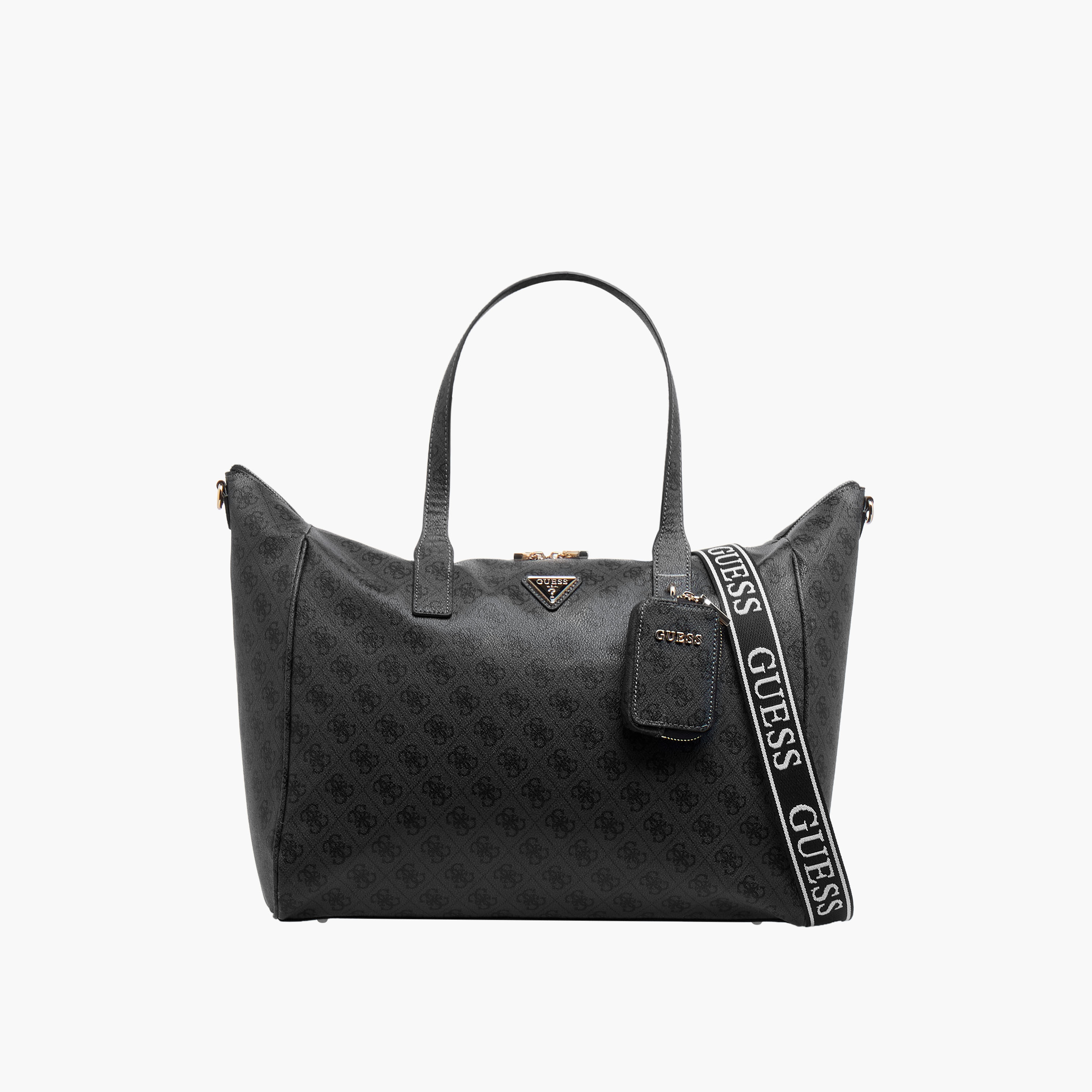 Guess Latona Carryon Monogram Print Tote Bag with Double Handles-women-bagsandwallets-handbags-image-1