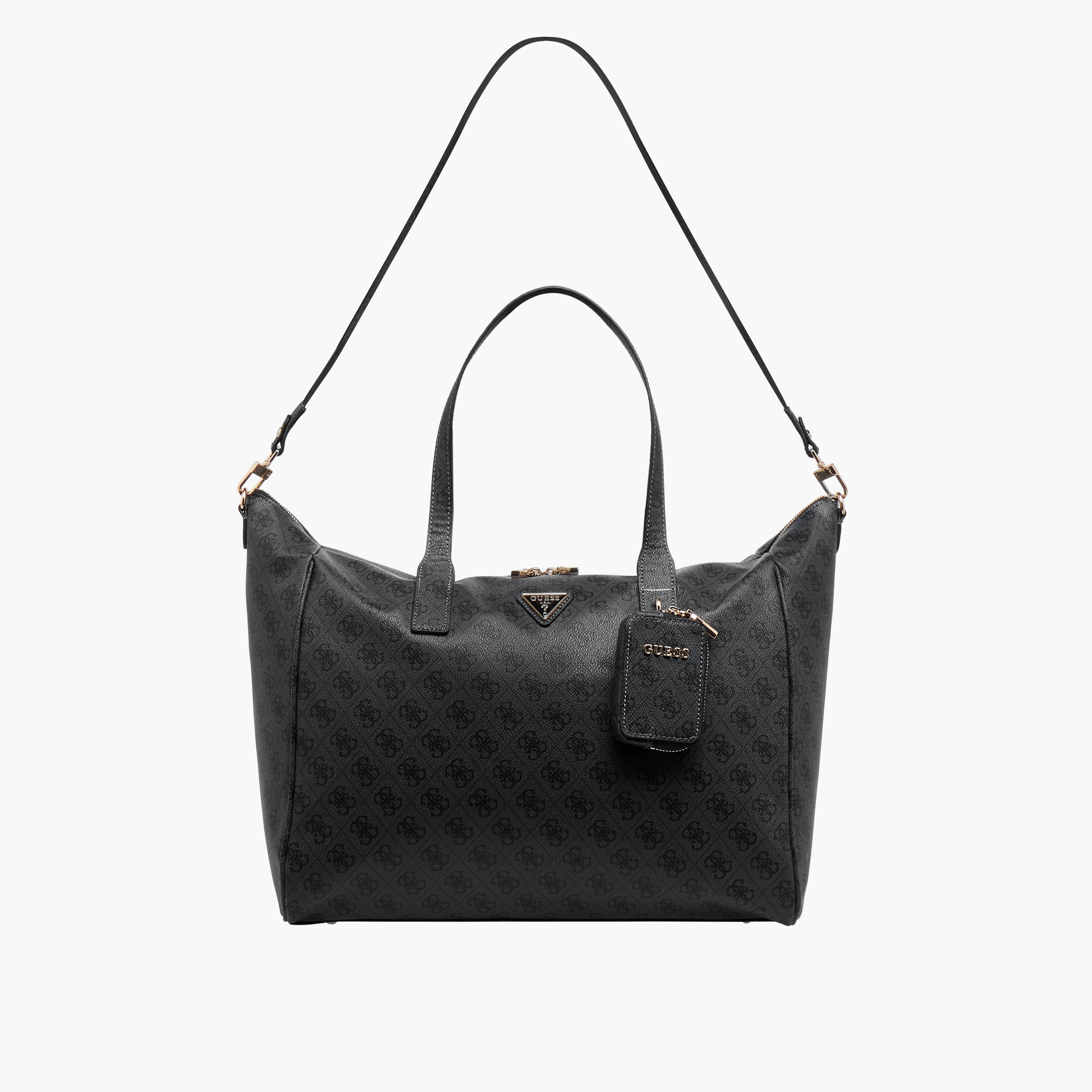 Guess Latona Carryon Monogram Print Tote Bag with Double Handles-women-bagsandwallets-handbags-image-3