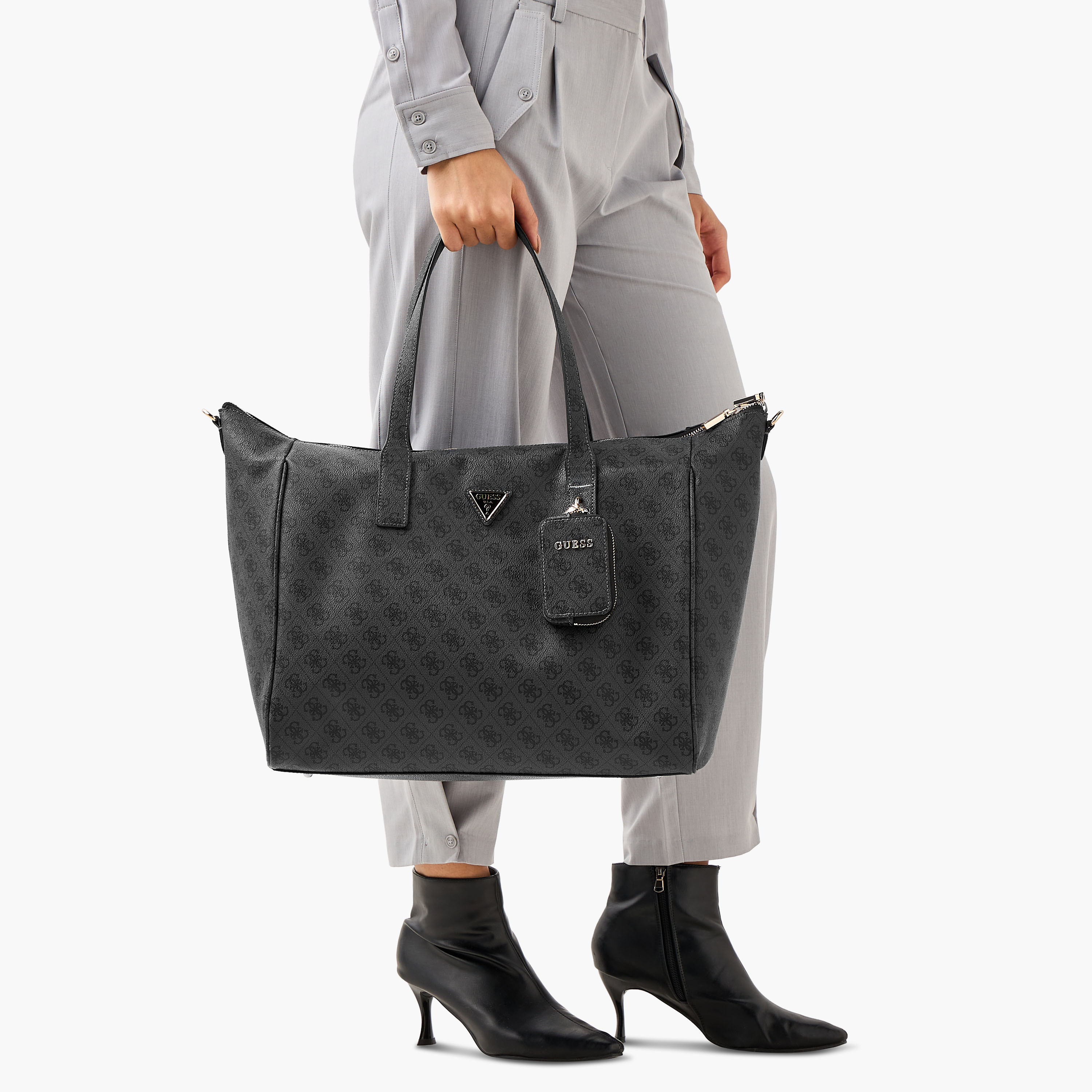 Guess Latona Carryon Monogram Print Tote Bag with Double Handles-women-bagsandwallets-handbags-image-8
