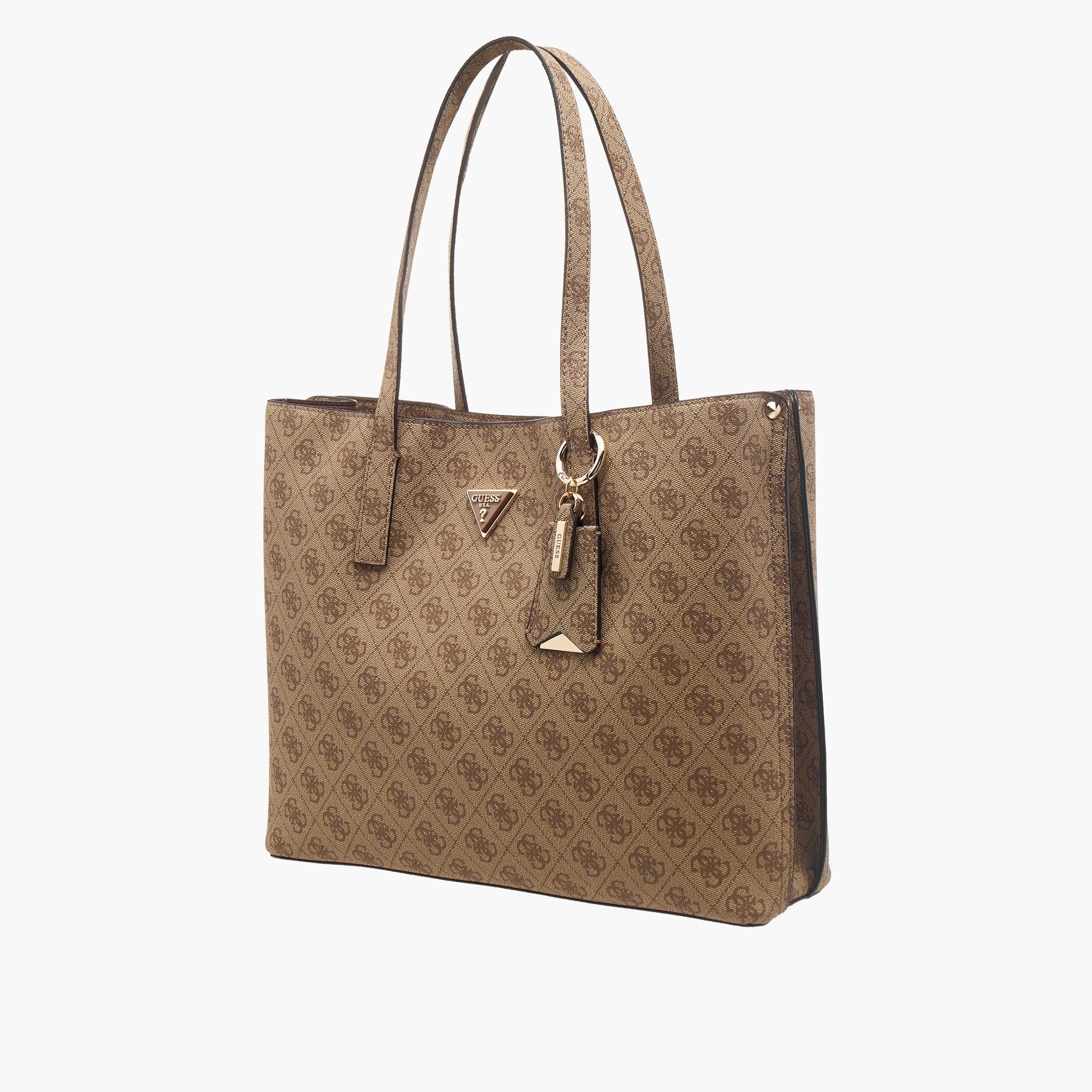 Guess Meridian II Girlfriend Monogram Print Tote Bag with Double Handle-women-bagsandwallets-handbags-image-3