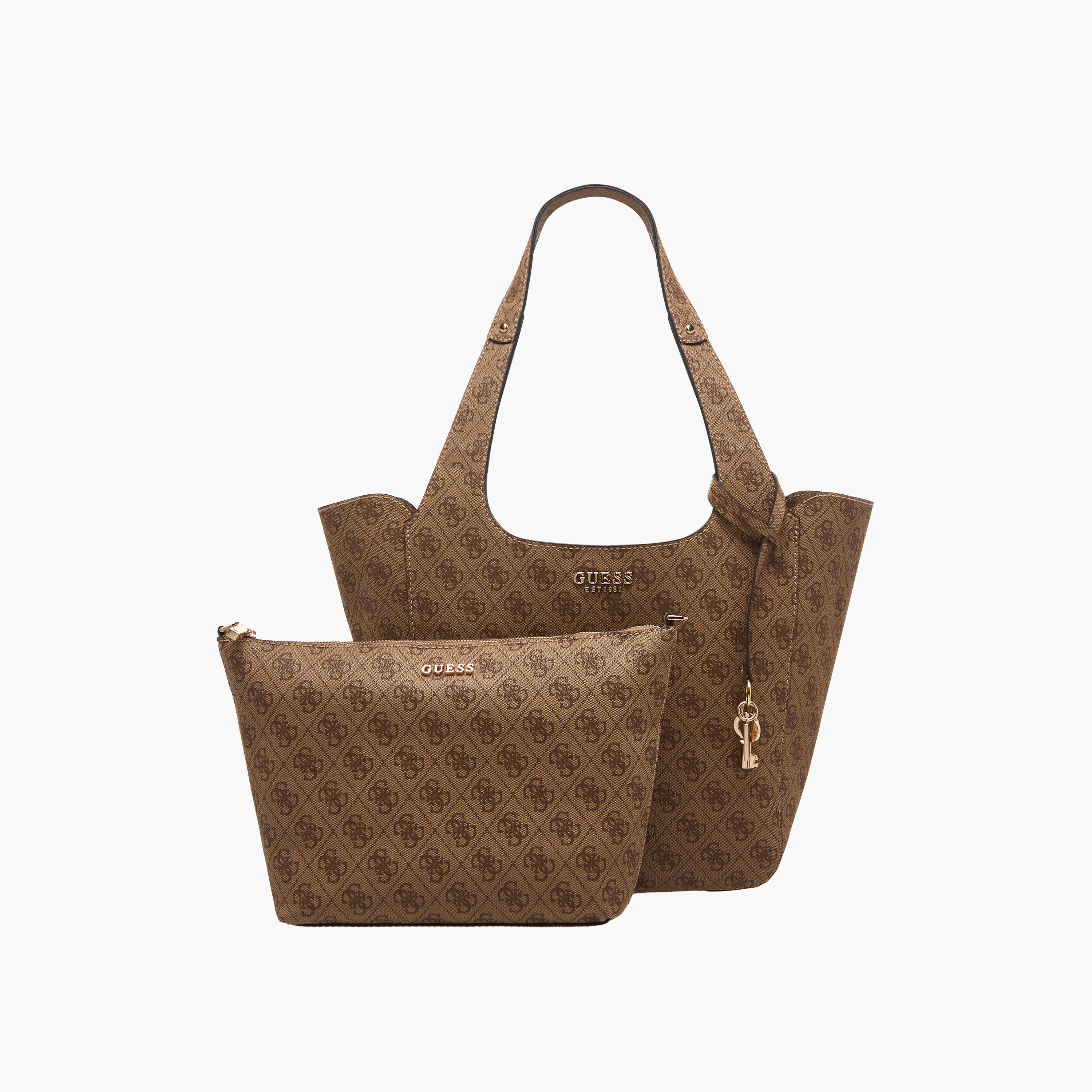 Guess Calista Printed Tote Bag with Shoulder Bag-women-bagsandwallets-handbags-image-1