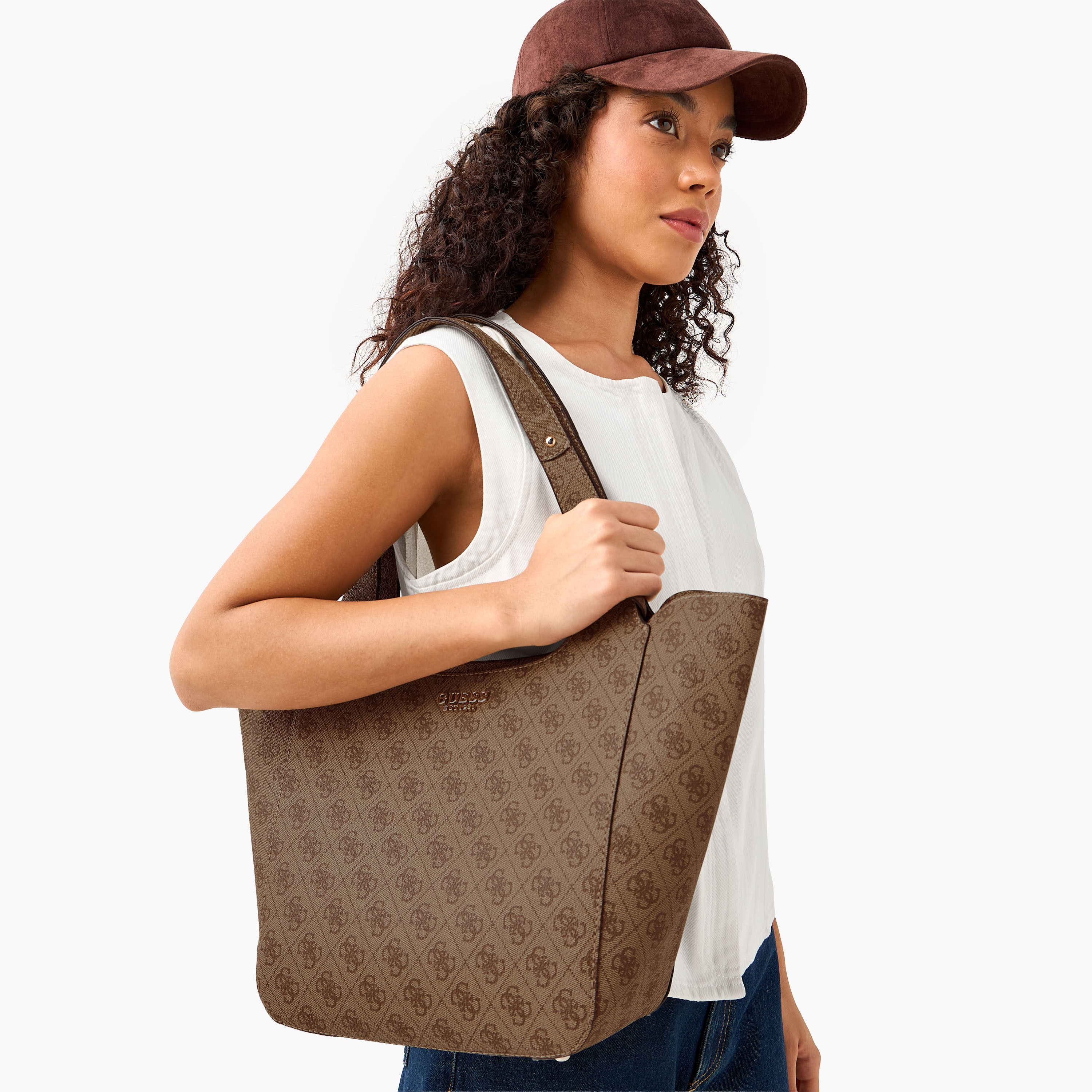 Guess Calista Printed Tote Bag with Shoulder Bag-women-bagsandwallets-handbags-image-2