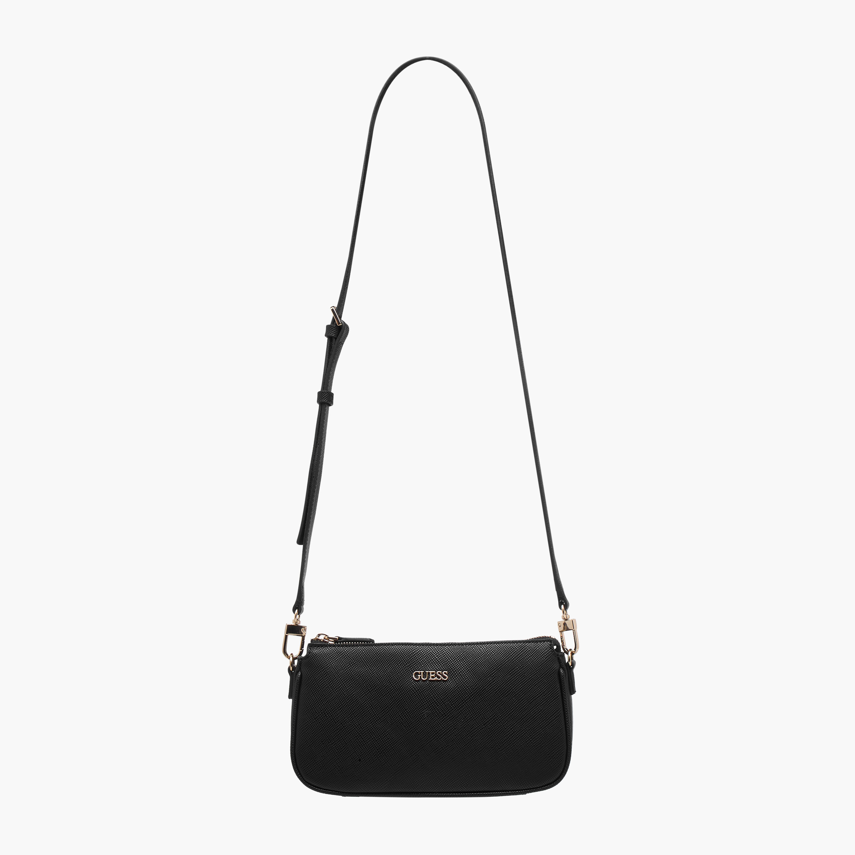 Guess Noelle II Textured Crossbody Bag with Chain Detail-women-bagsandwallets-handbags-image-3