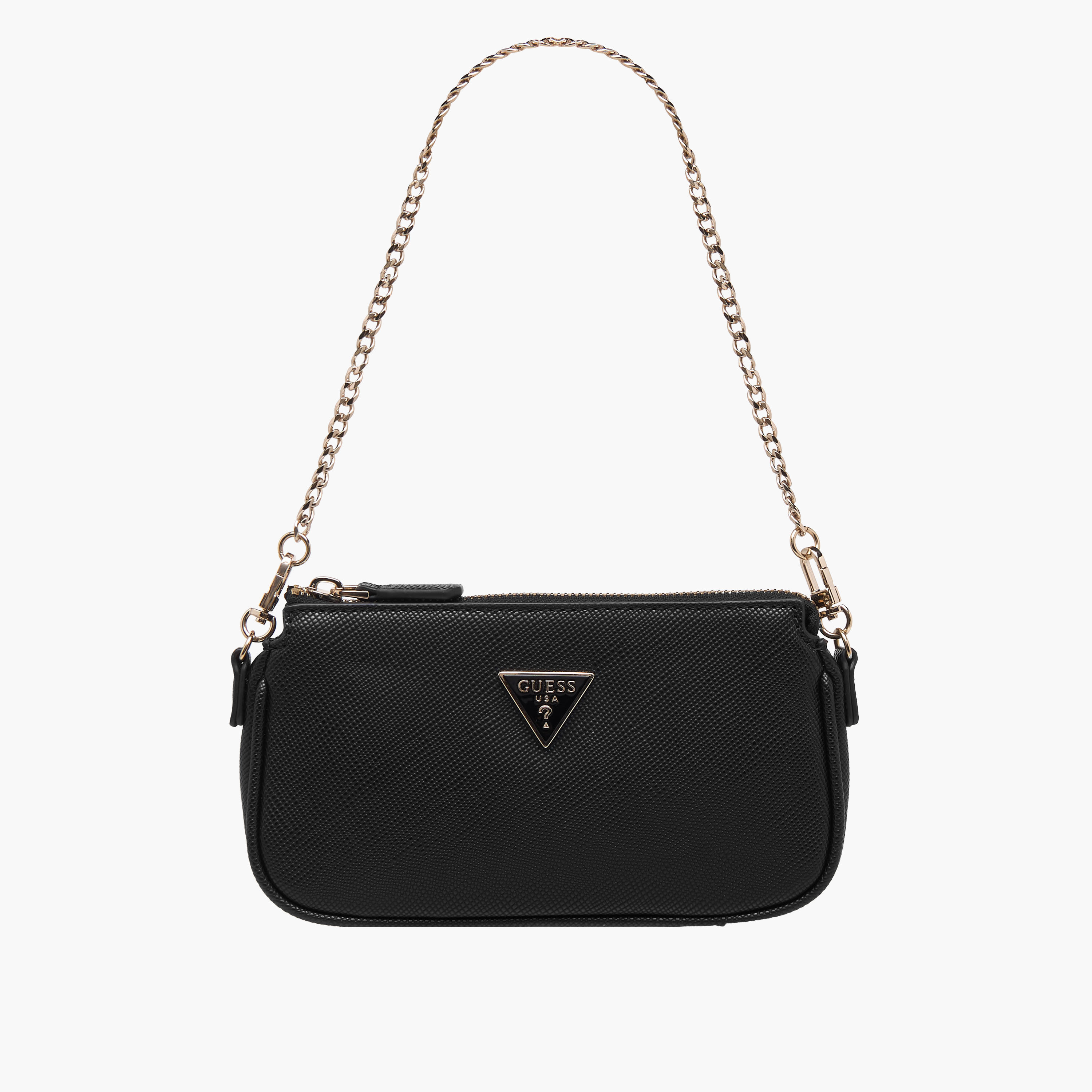Guess Noelle II Textured Crossbody Bag with Chain Detail-women-bagsandwallets-handbags-image-4