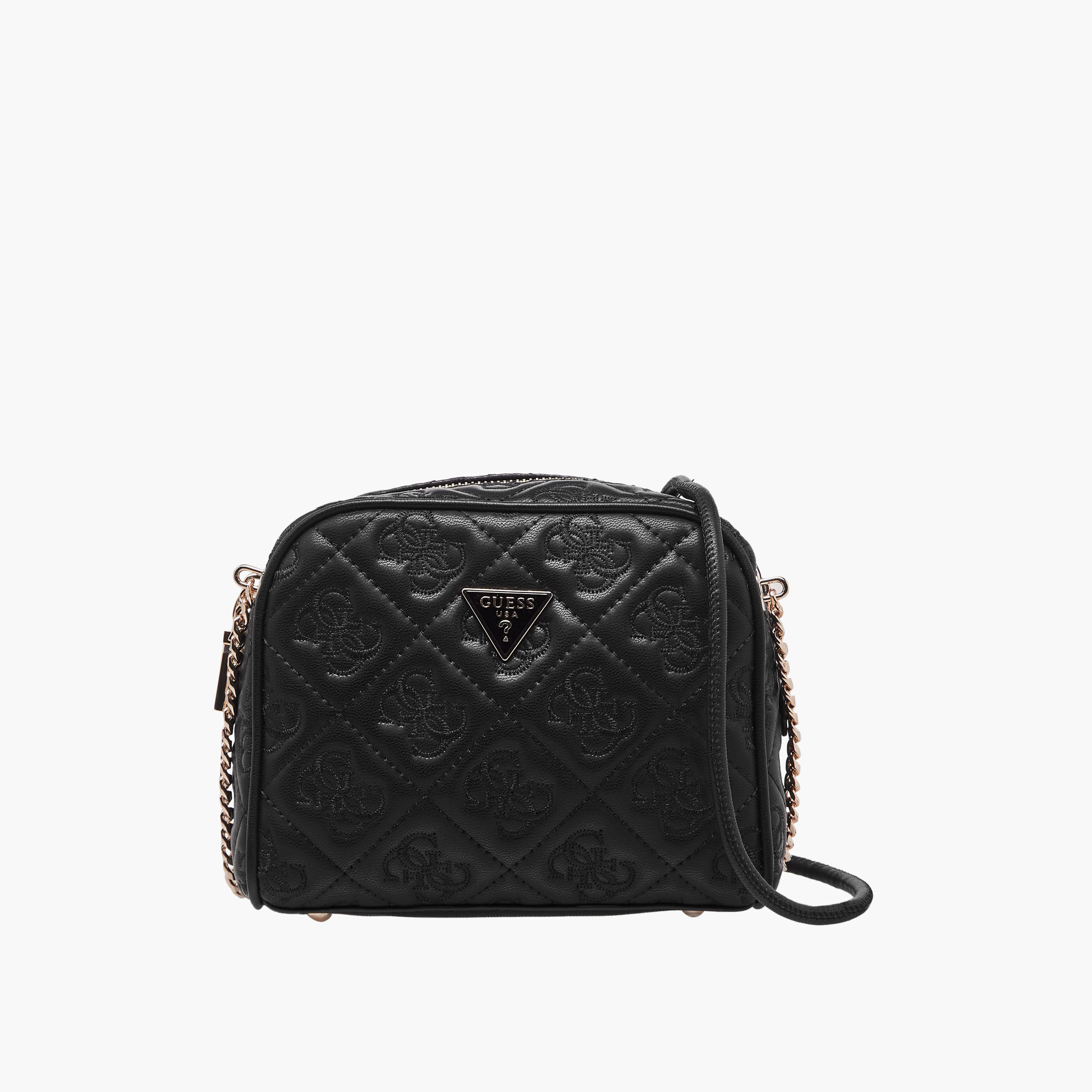 Guess ADELASIA CAMERA Monogram Embroidered Crossbody Bag with Zip Closure-women-bagsandwallets-handbags-image-1