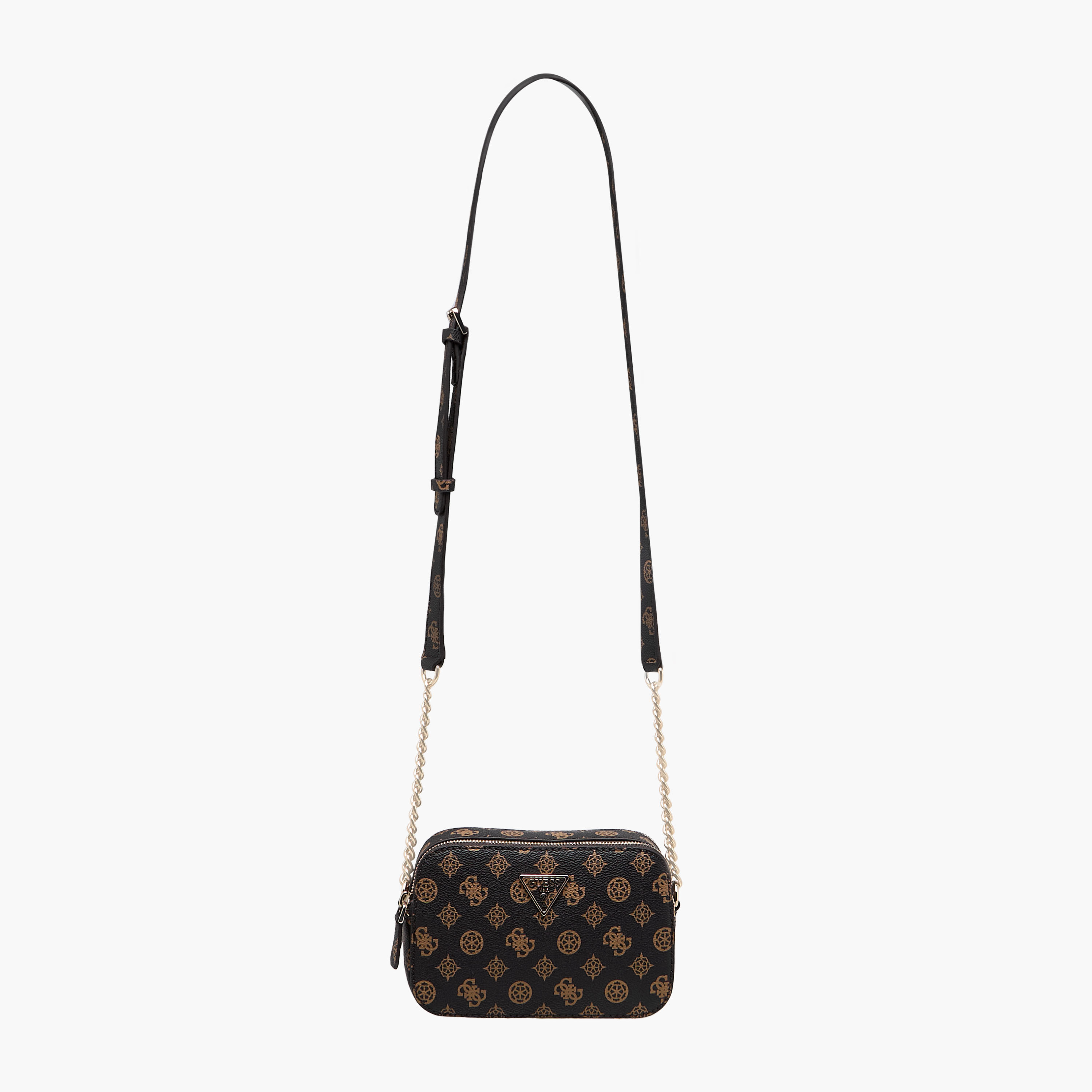 Guess NOELLE CAMERA Monogram Print Crossbody Bag with Adjustable Strap-women-bagsandwallets-handbags-image-3