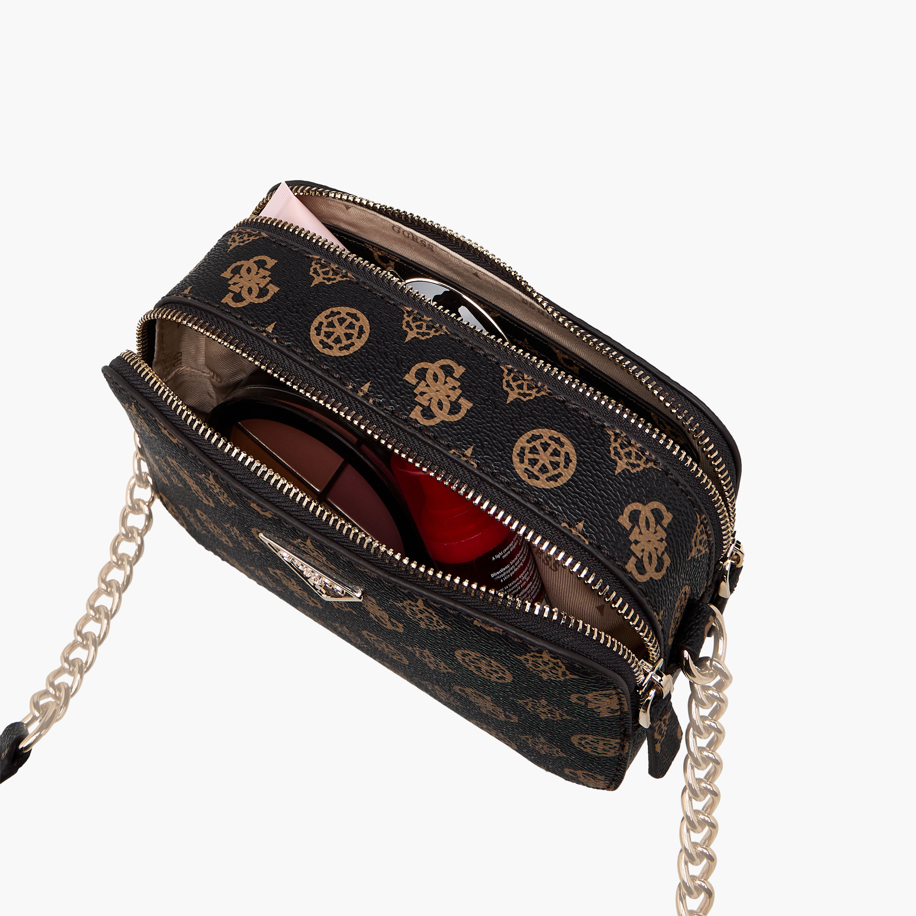 Guess NOELLE CAMERA Monogram Print Crossbody Bag with Adjustable Strap-women-bagsandwallets-handbags-image-8