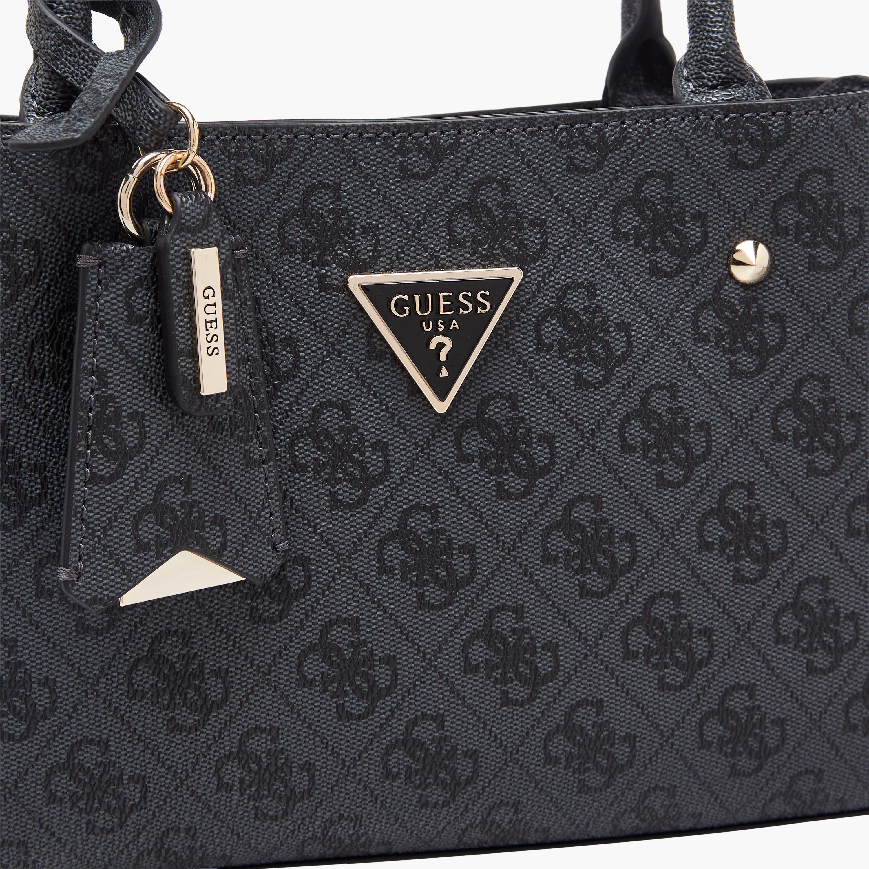 Guess Meridian II Monogram Print Shoulder Bag with Double Handles-women-bagsandwallets-handbags-image-5