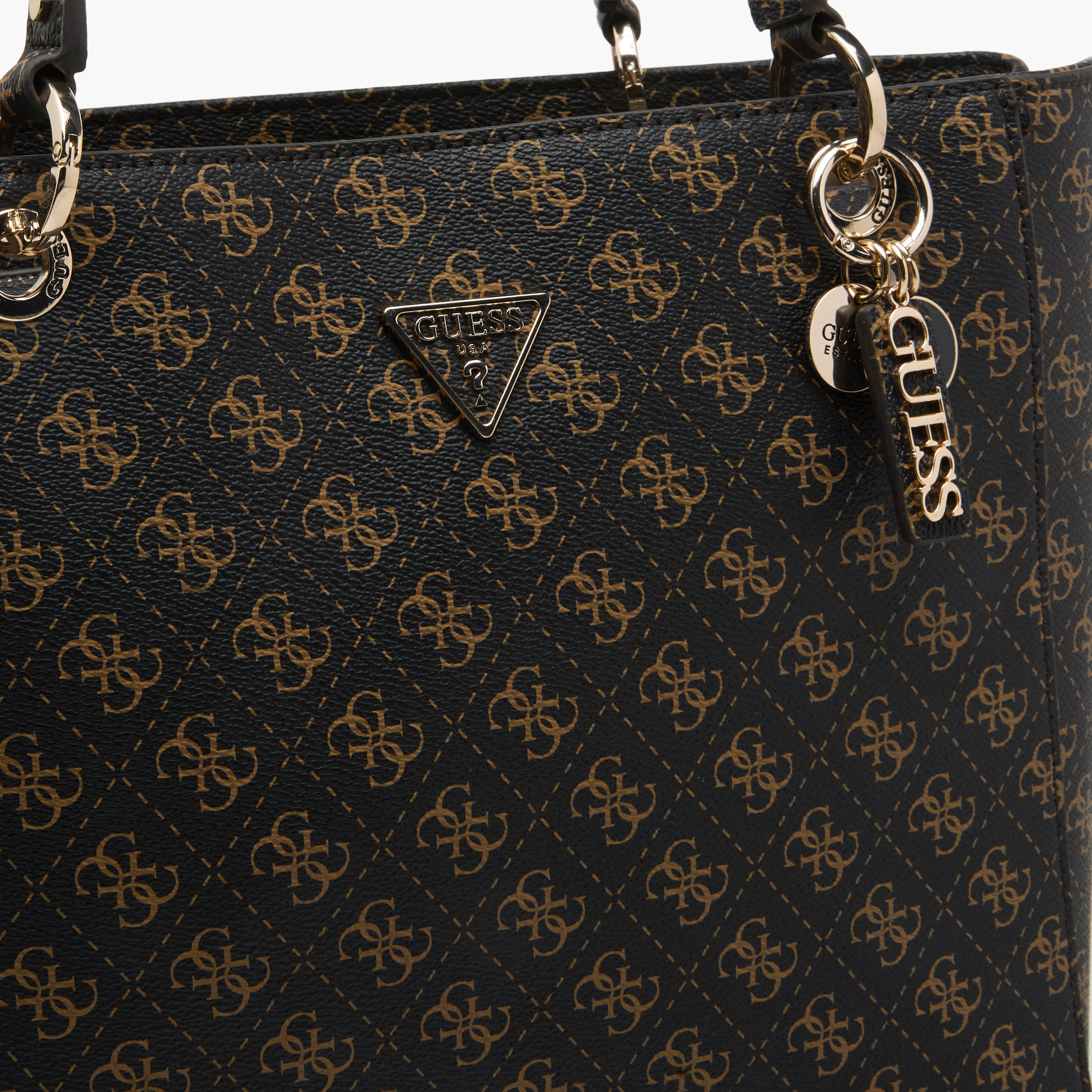 Guess Noelle II Monogram Print Tote Bag with Double Handles-women-bagsandwallets-handbags-image-5