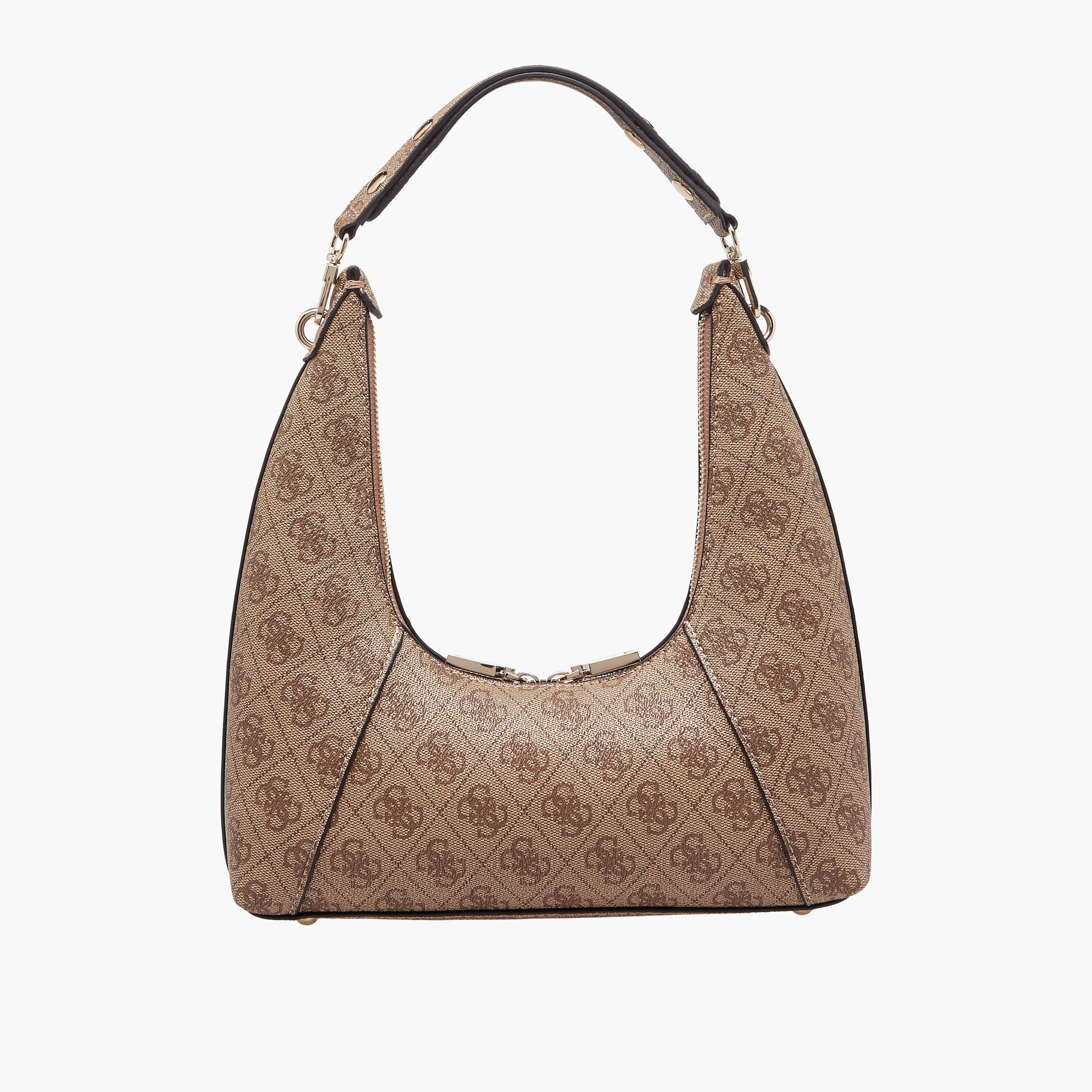Guess Calista Monogram Print Shoulder Bag with Zip Closure-women-bagsandwallets-handbags-image-1
