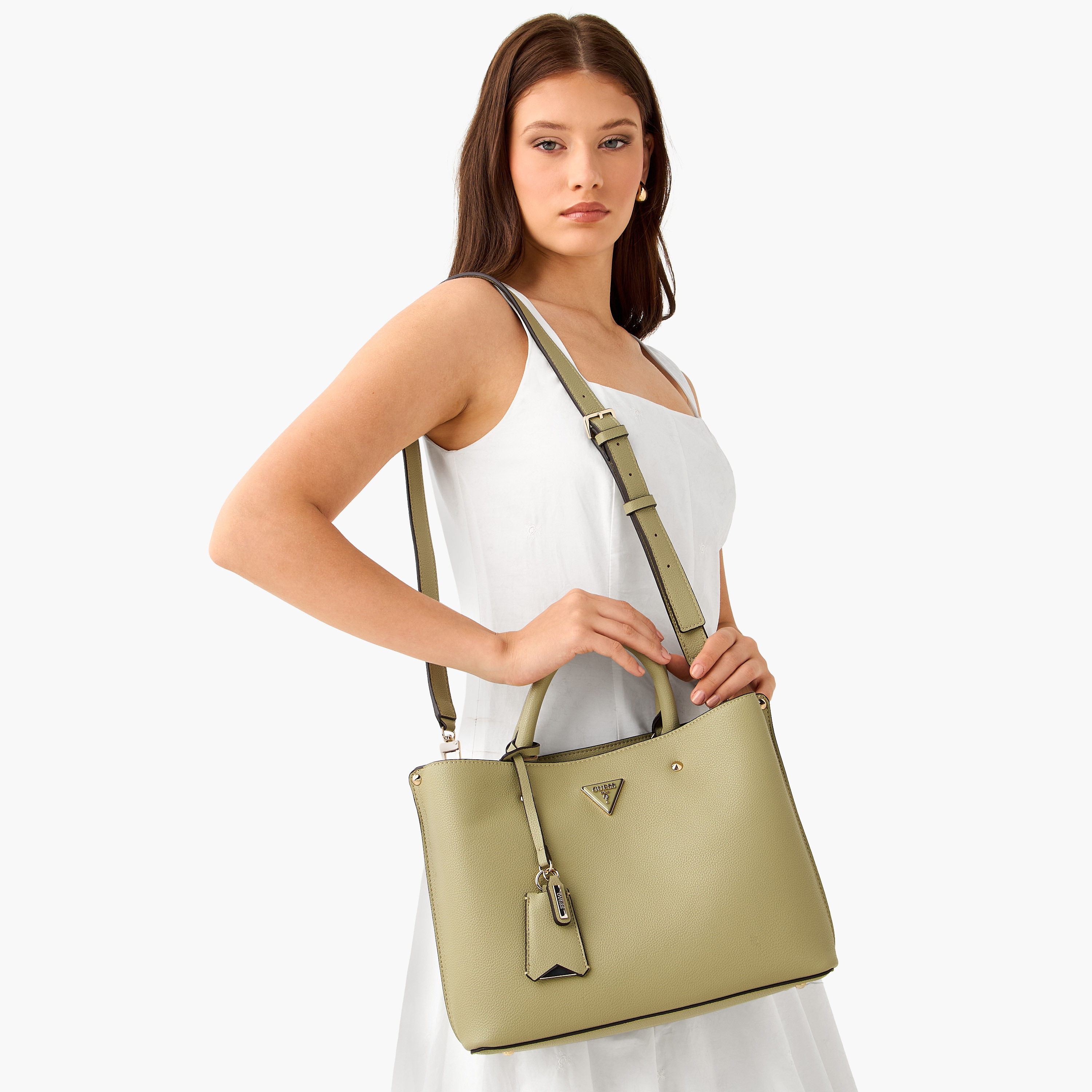 Guess Meridian Girlfriend Charm Accent Tote Bag with Detachable Shoulder Strap-women-bagsandwallets-handbags-image-2
