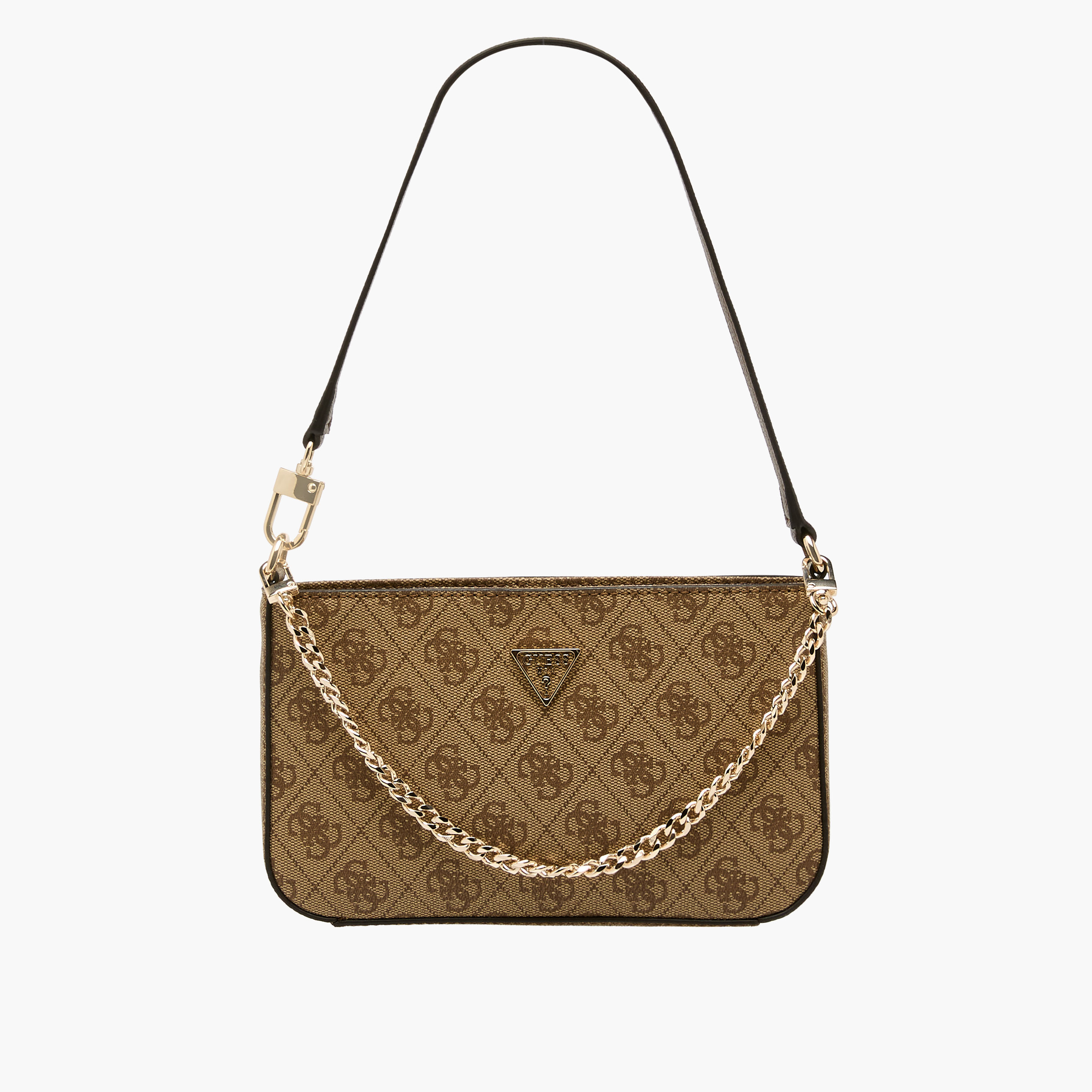 Guess Noelle II Mini Monogram Print Shoulder Bag with Zip Closure-women-bagsandwallets-handbags-image-1