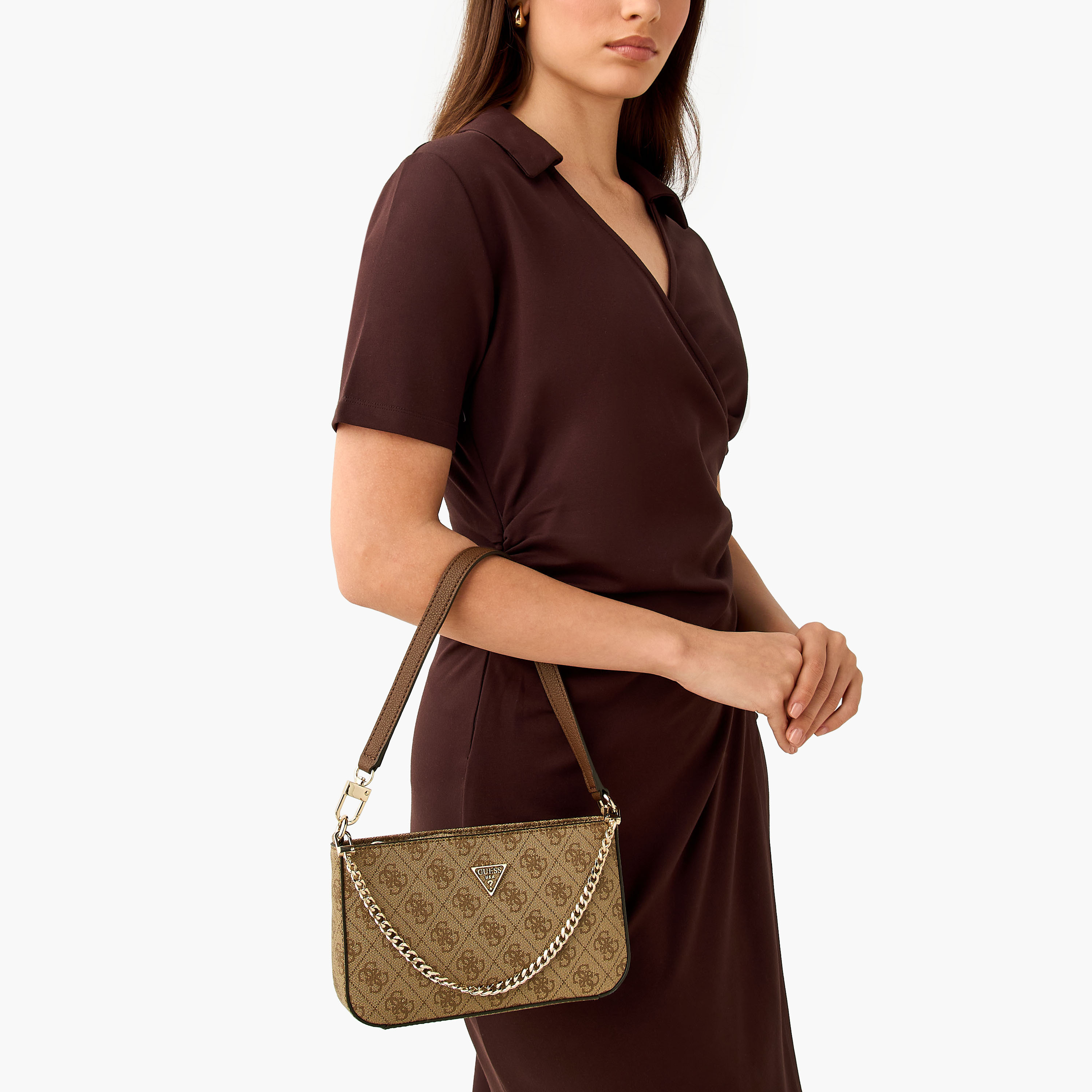 Guess Noelle II Mini Monogram Print Shoulder Bag with Zip Closure-women-bagsandwallets-handbags-image-2