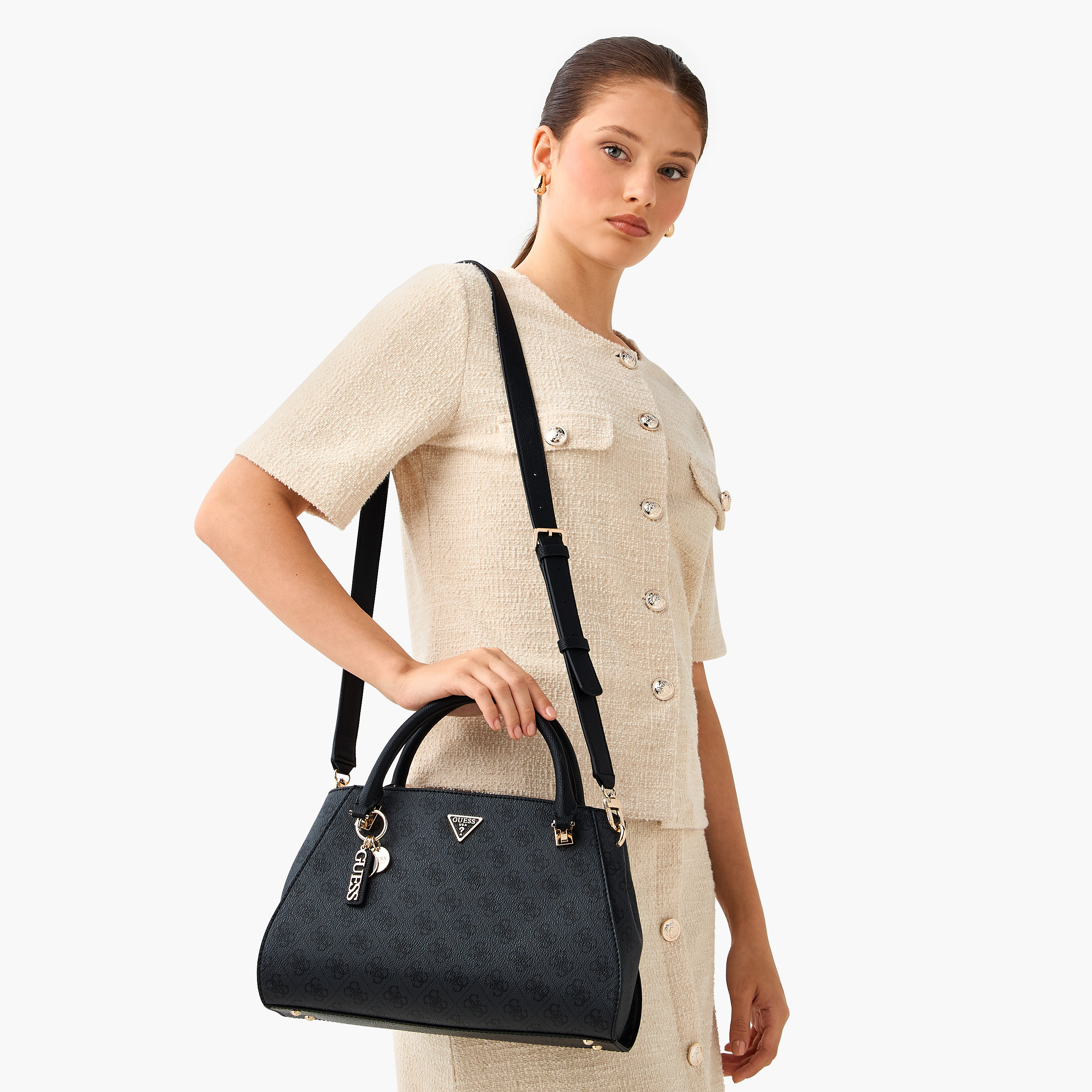 شنطة ساتشيل بمقابض مزدوجة وطبعات مونوجرام نويل II من جيس-women-bagsandwallets-handbags-image-2