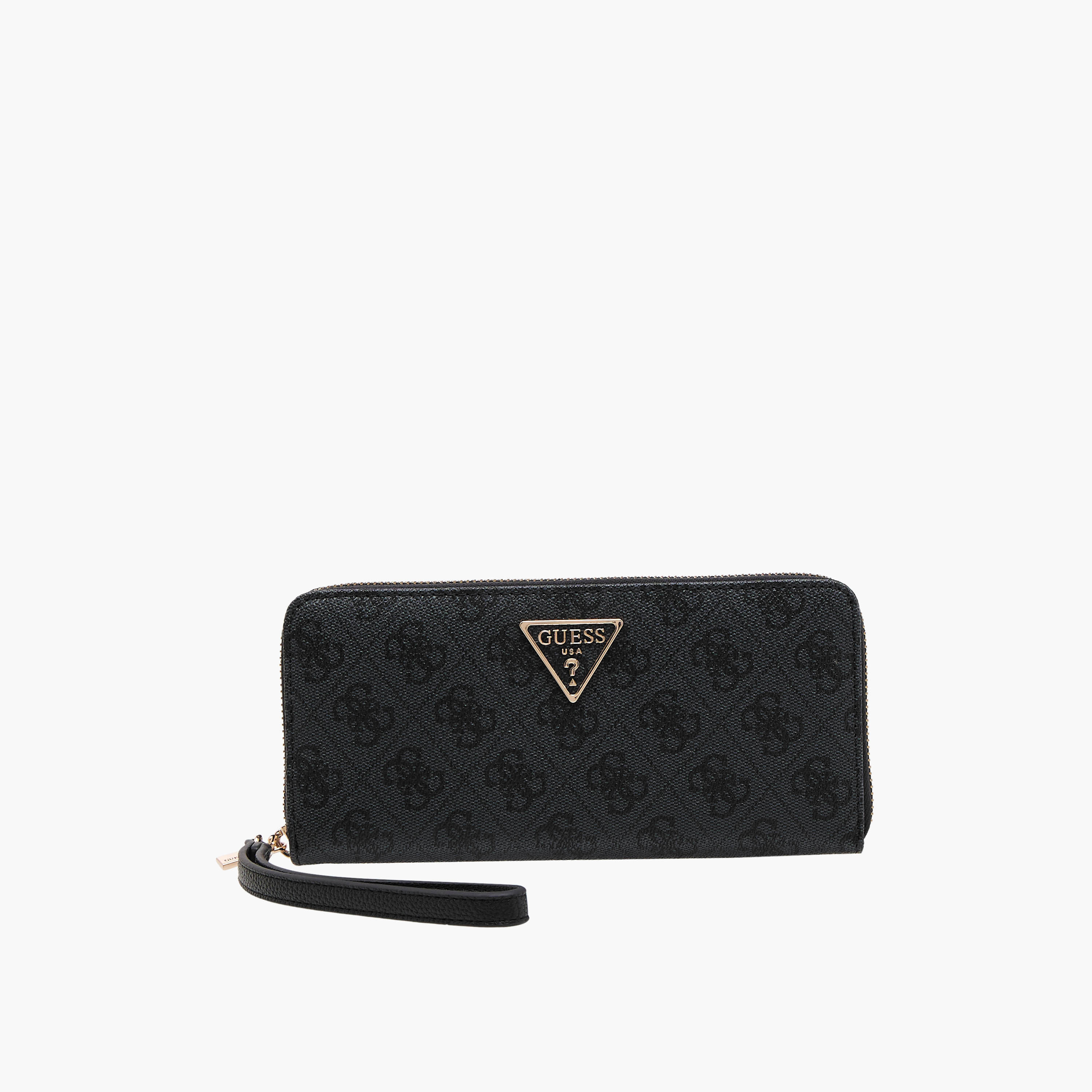Guess LAUREL II SLG Monogram Embossed Zip Around Wallet-women-bagsandwallets-wallets-image-1