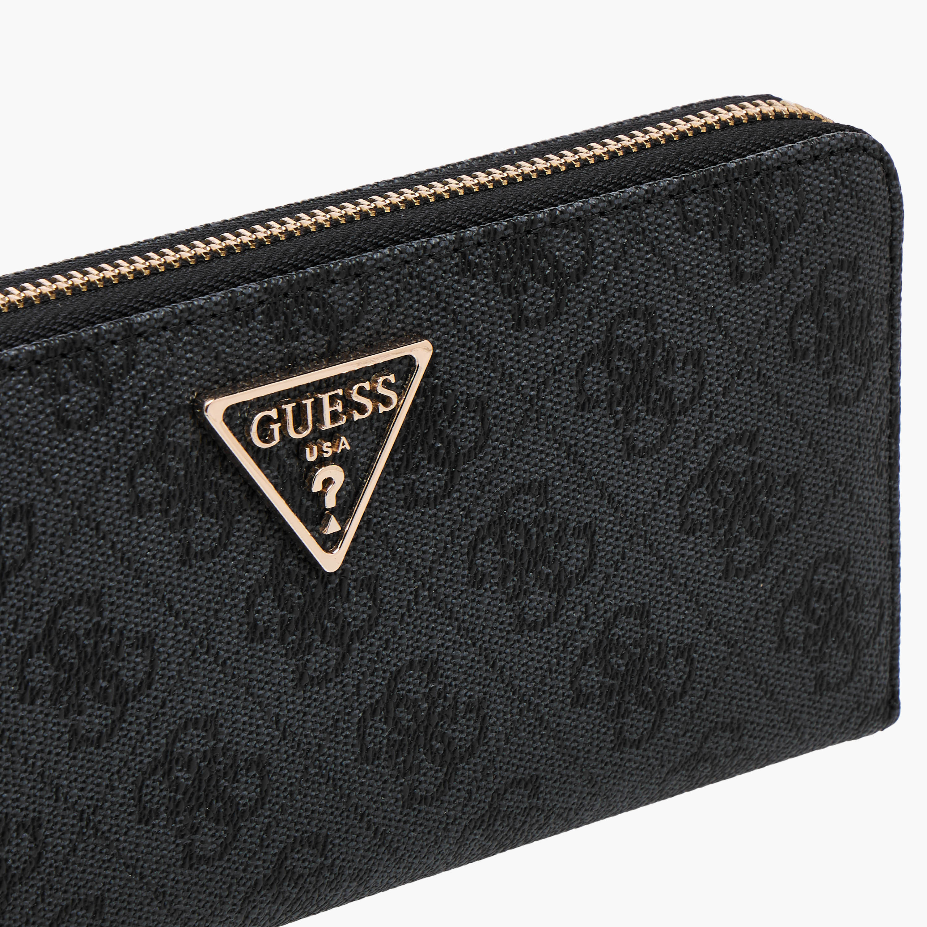 Guess LAUREL II SLG Monogram Embossed Zip Around Wallet-women-bagsandwallets-wallets-image-3