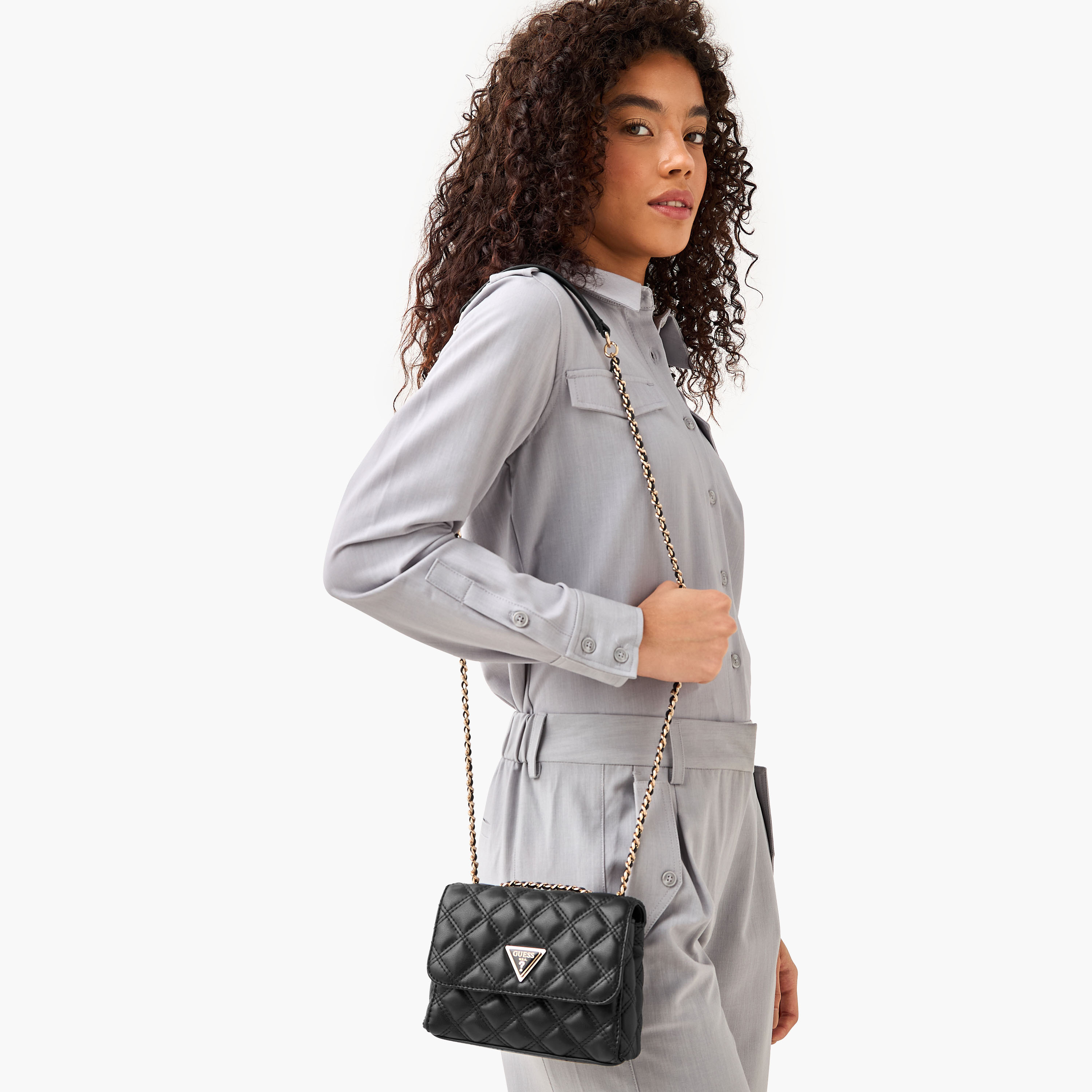 Guess Giully II Mini Quilted Crossbody Bag with Chain Strap-women-bagsandwallets-handbags-image-2
