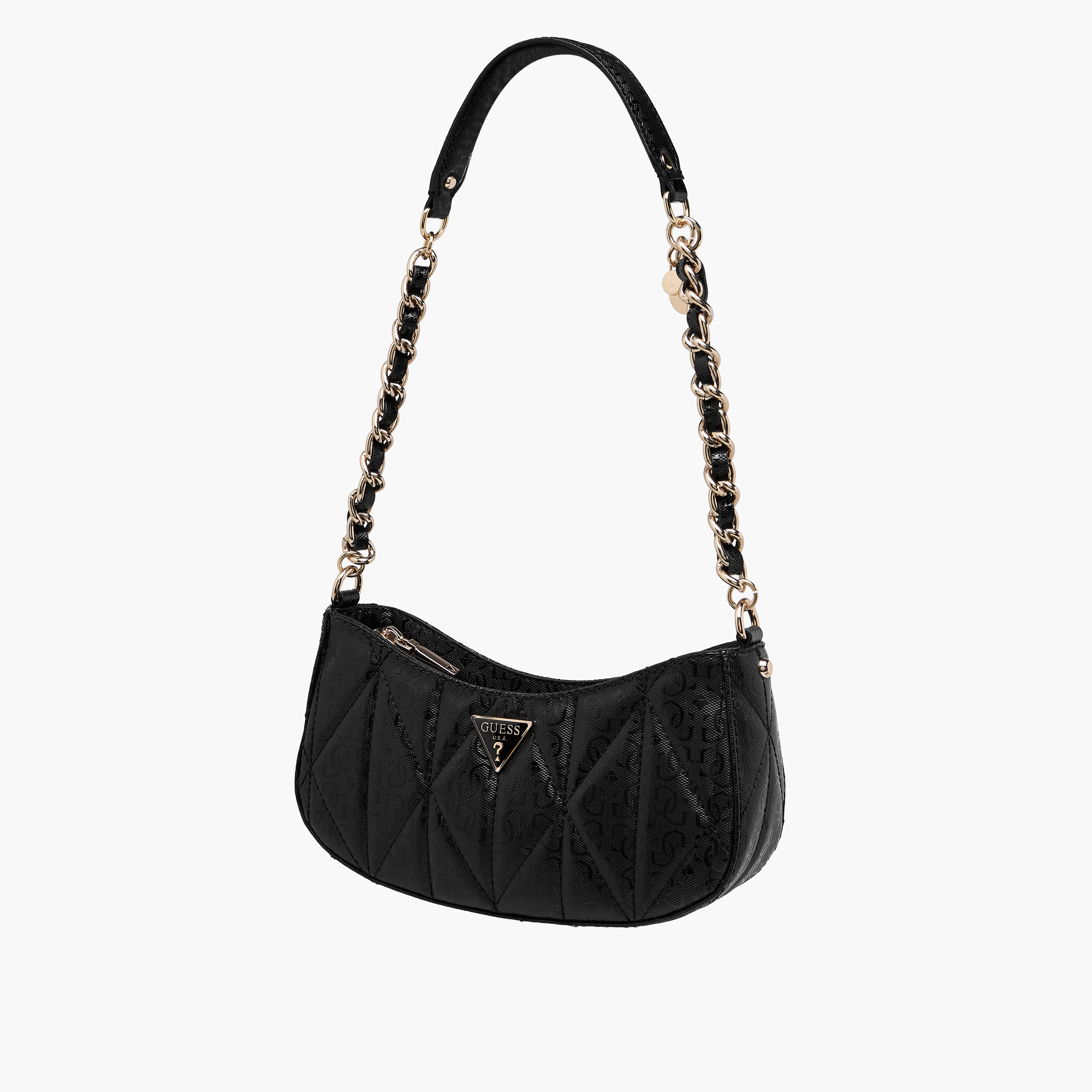 Guess Aldina Monogram Print Shoulder Bag with Zip Closure-women-bagsandwallets-handbags-image-3