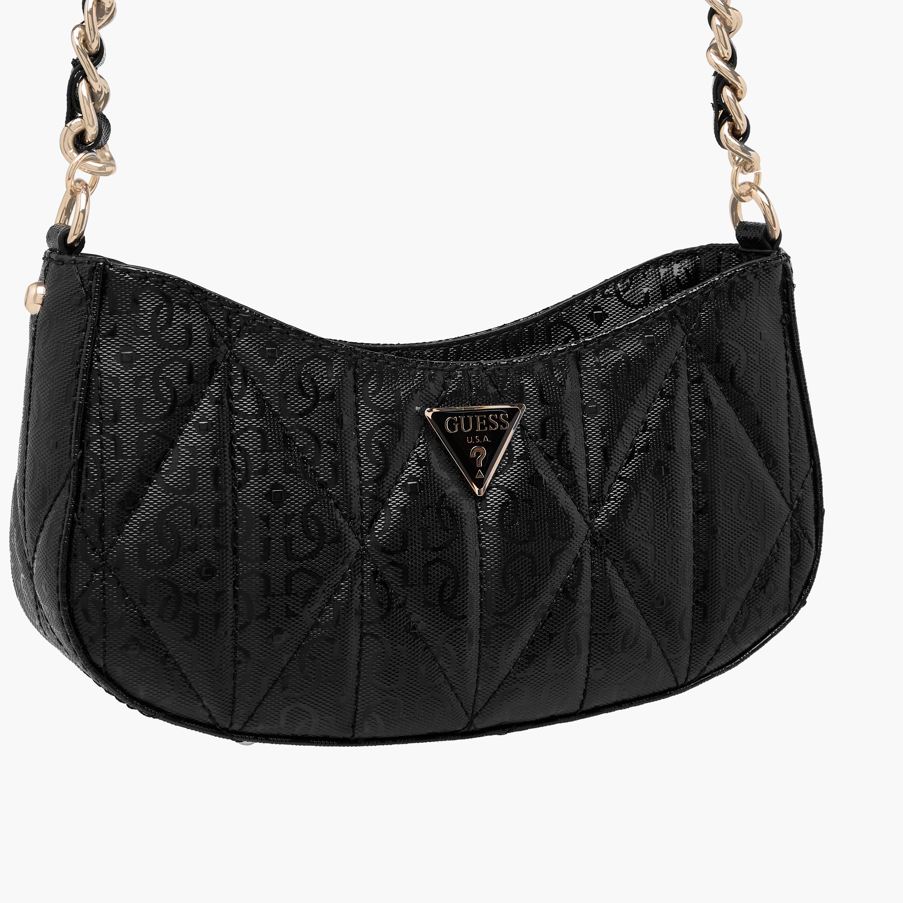 Guess Aldina Monogram Print Shoulder Bag with Zip Closure-women-bagsandwallets-handbags-image-4