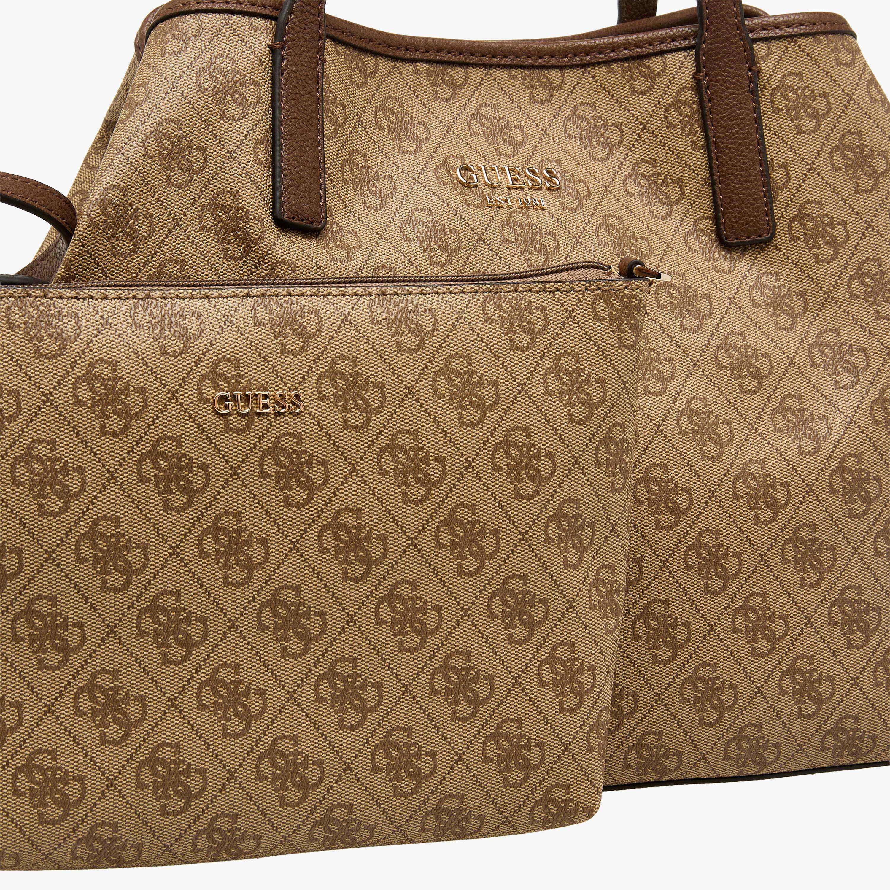 Guess Vikky II Monogram Print Tote Bag with Pouch-women-bagsandwallets-handbags-image-6