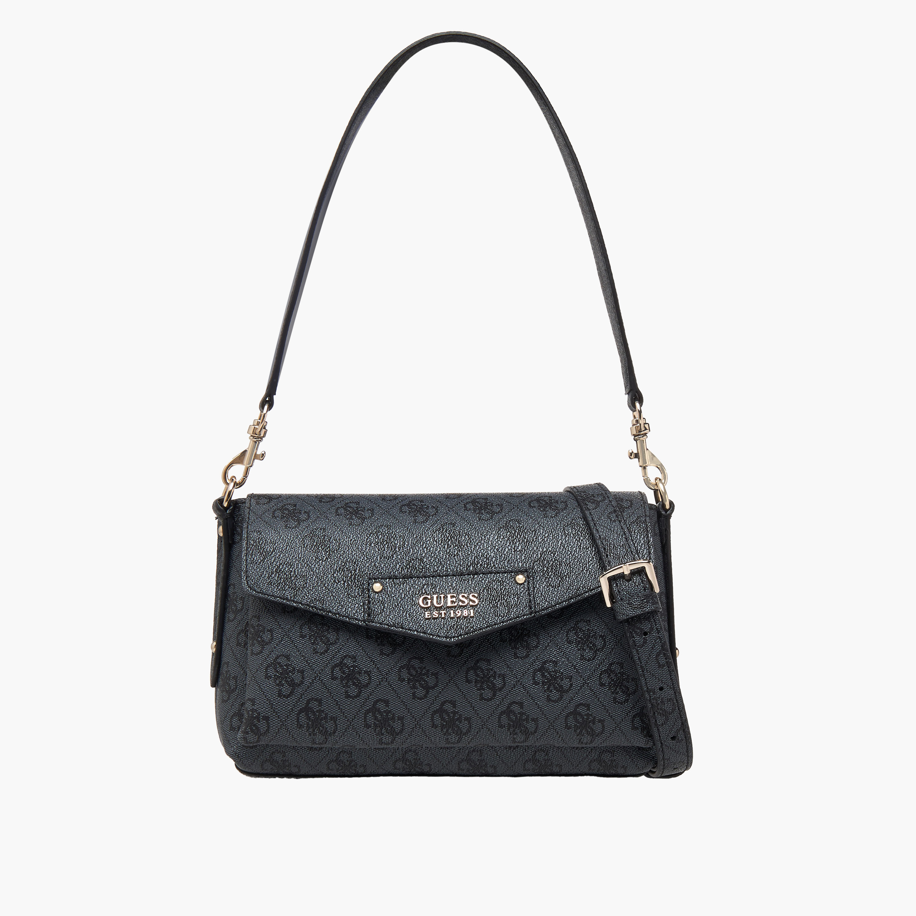 شنطة كتف بطبعات مونوجرام مع حزام كتف قابل للتعديل إيكو برينتون من جيس-women-bagsandwallets-handbags-image-1