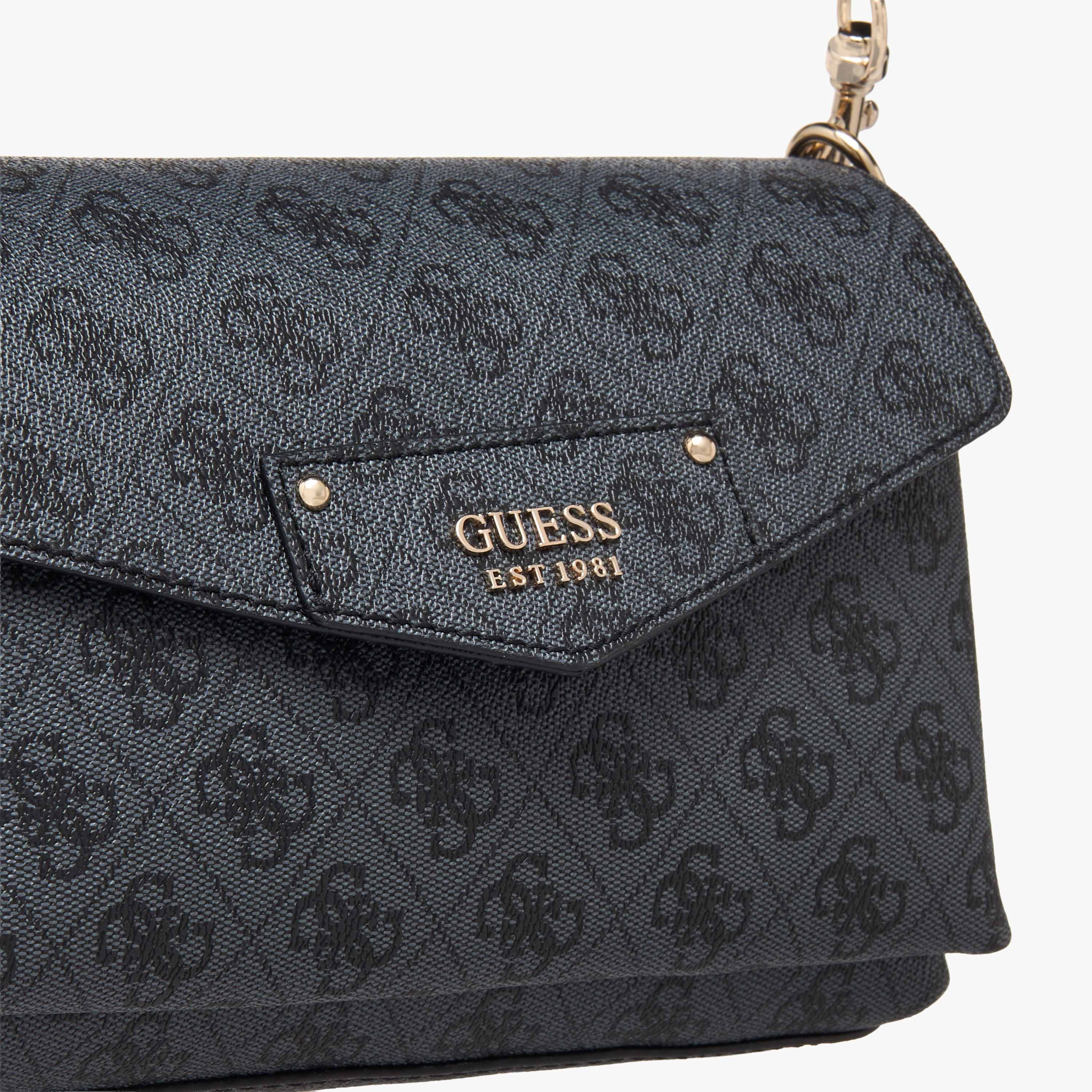 شنطة كتف بطبعات مونوجرام مع حزام كتف قابل للتعديل إيكو برينتون من جيس-women-bagsandwallets-handbags-image-5