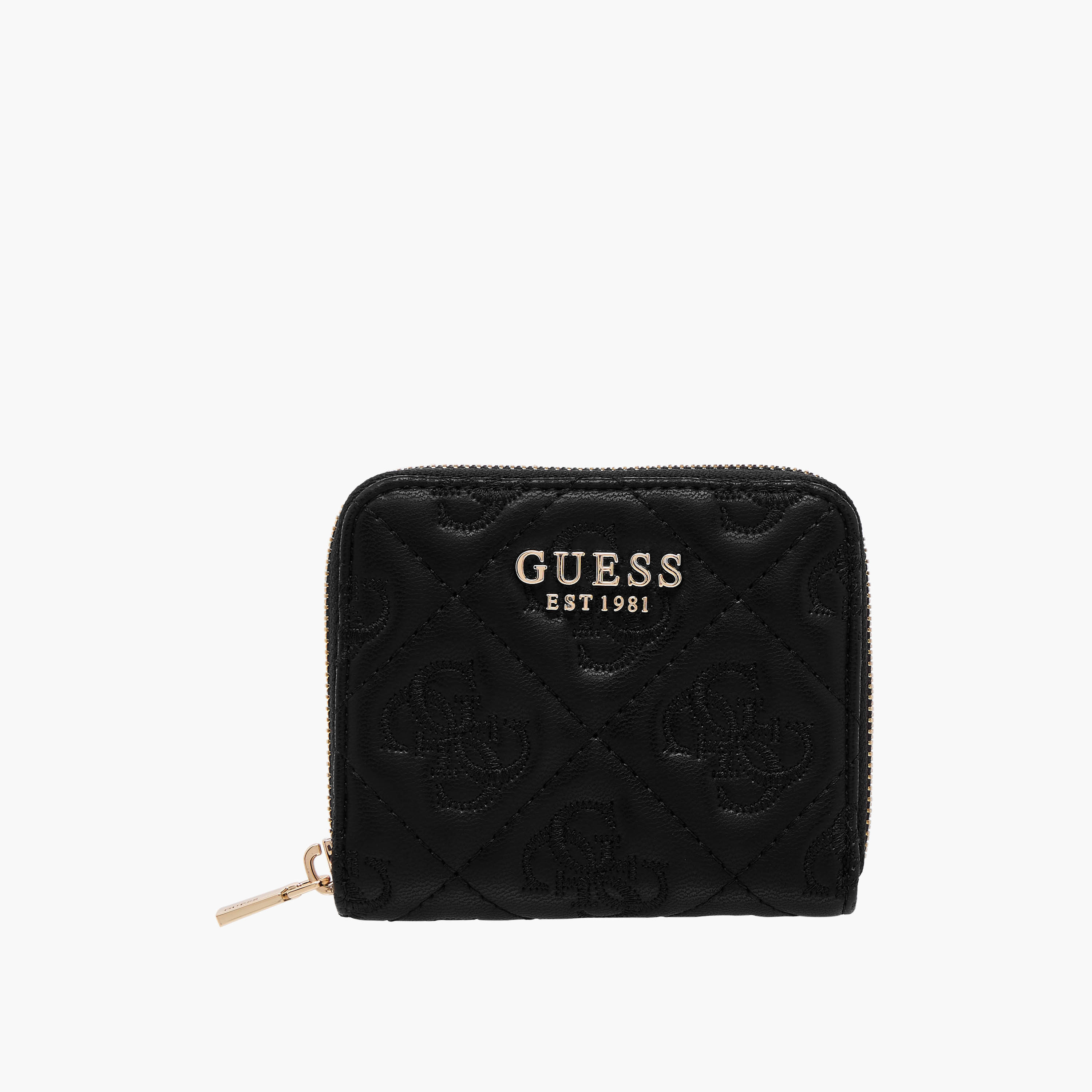 Guess Adelasia SLG Textured Wallet with Zip Closure-women-bagsandwallets-wallets-image-1