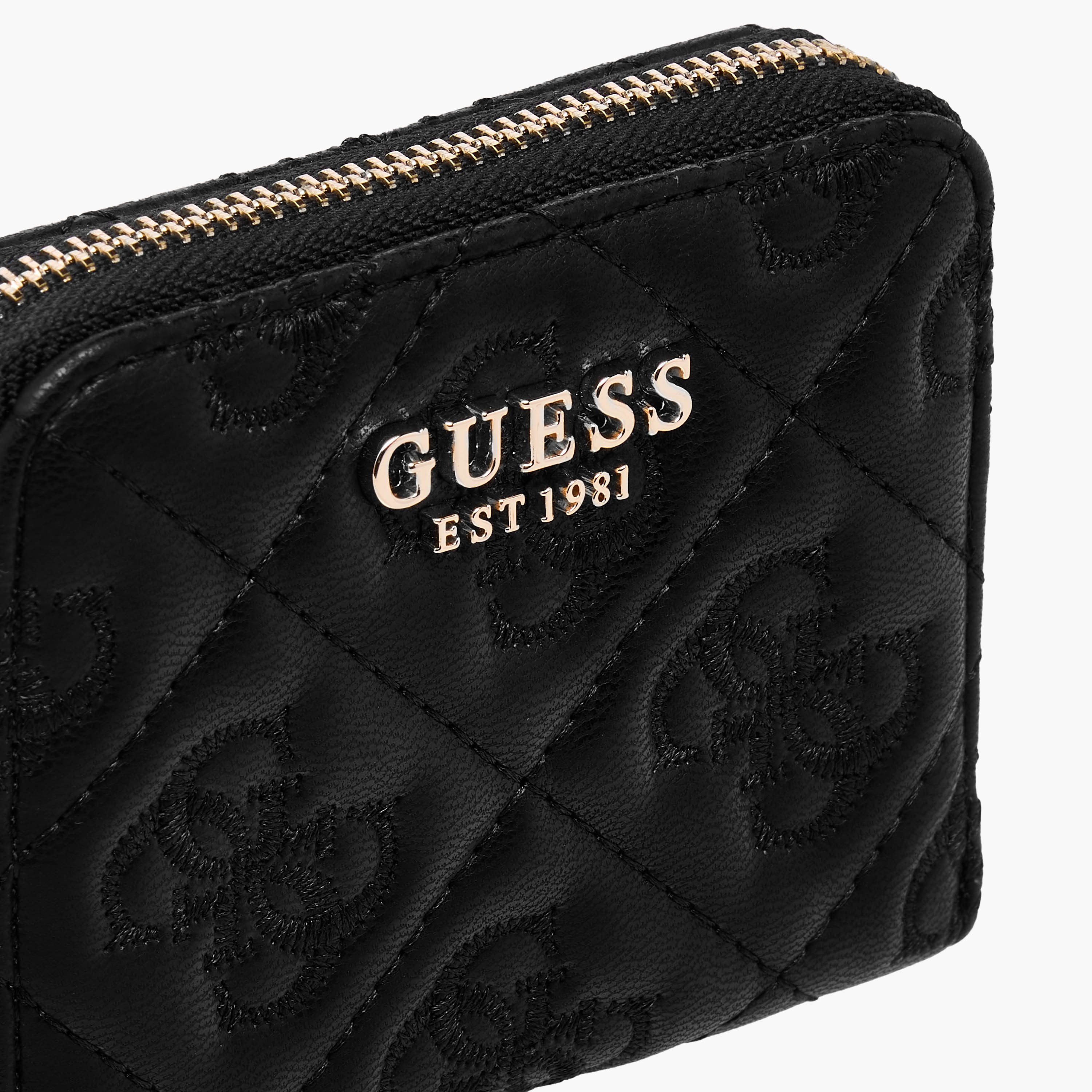 Guess Adelasia SLG Textured Wallet with Zip Closure-women-bagsandwallets-wallets-image-3