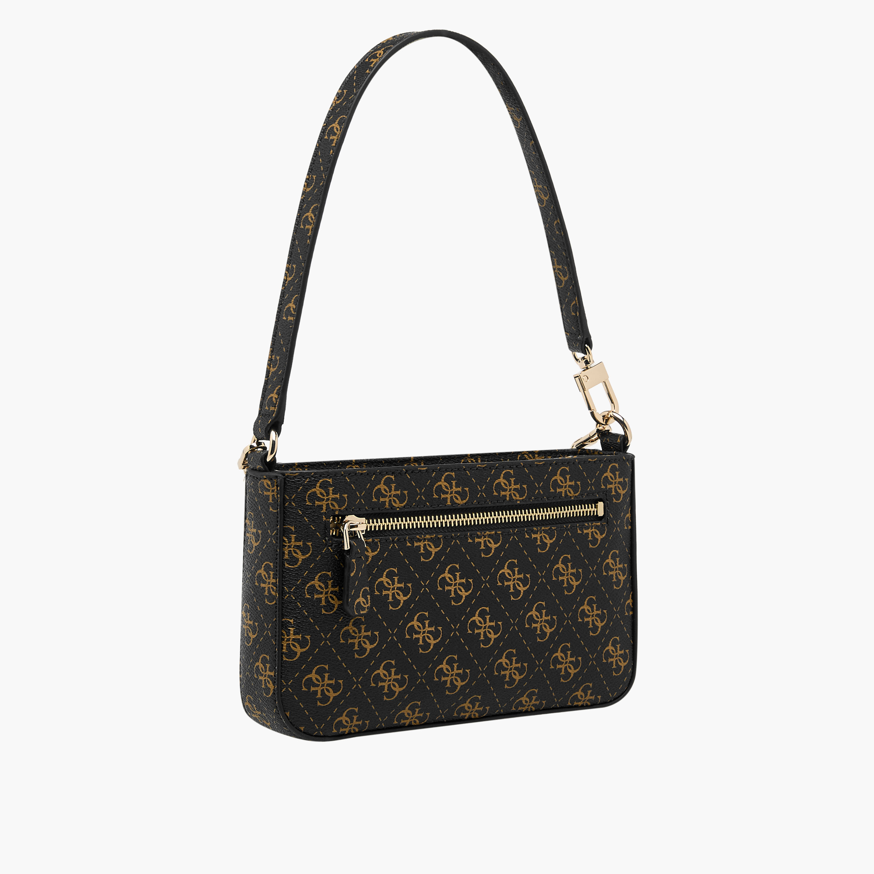 Guess Noelle II Monogram Print Shoulder Bag with Detachable Strap-women-bagsandwallets-handbags-image-4