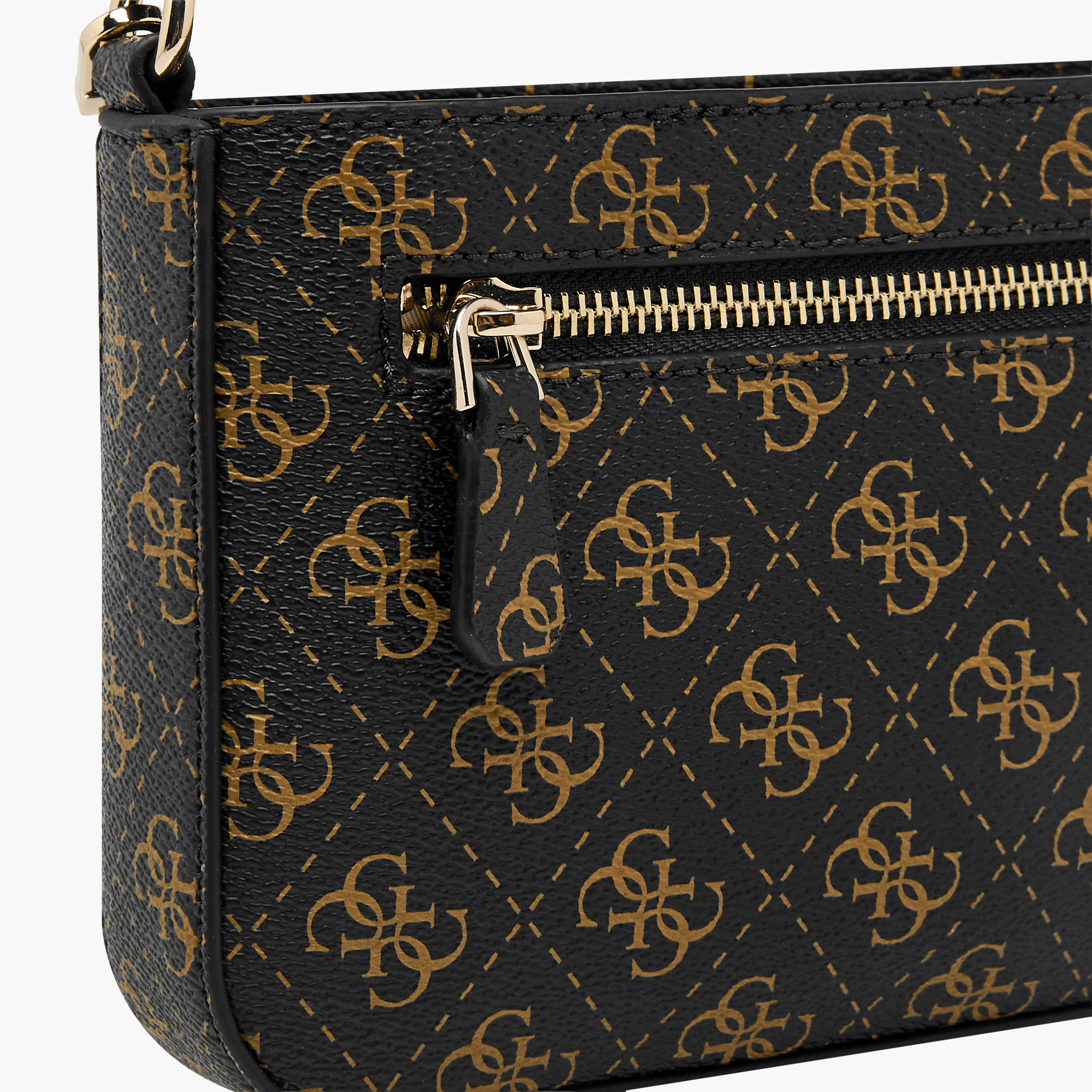 Guess Noelle II Monogram Print Shoulder Bag with Detachable Strap-women-bagsandwallets-handbags-image-6