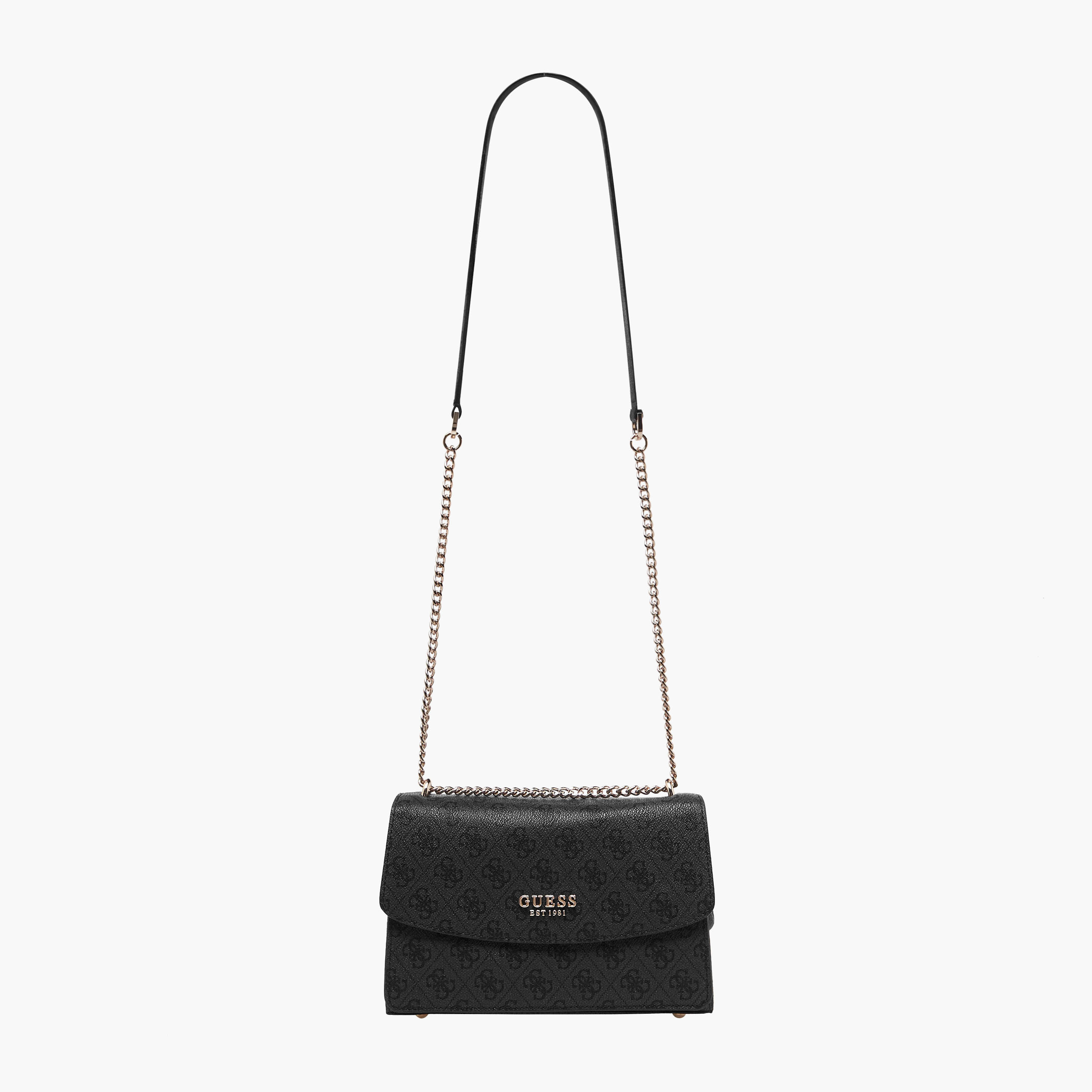Guess CALISTA CONVERTIBLE Monogram Print Crossbody Bag with Flap Closure-women-bagsandwallets-handbags-image-3