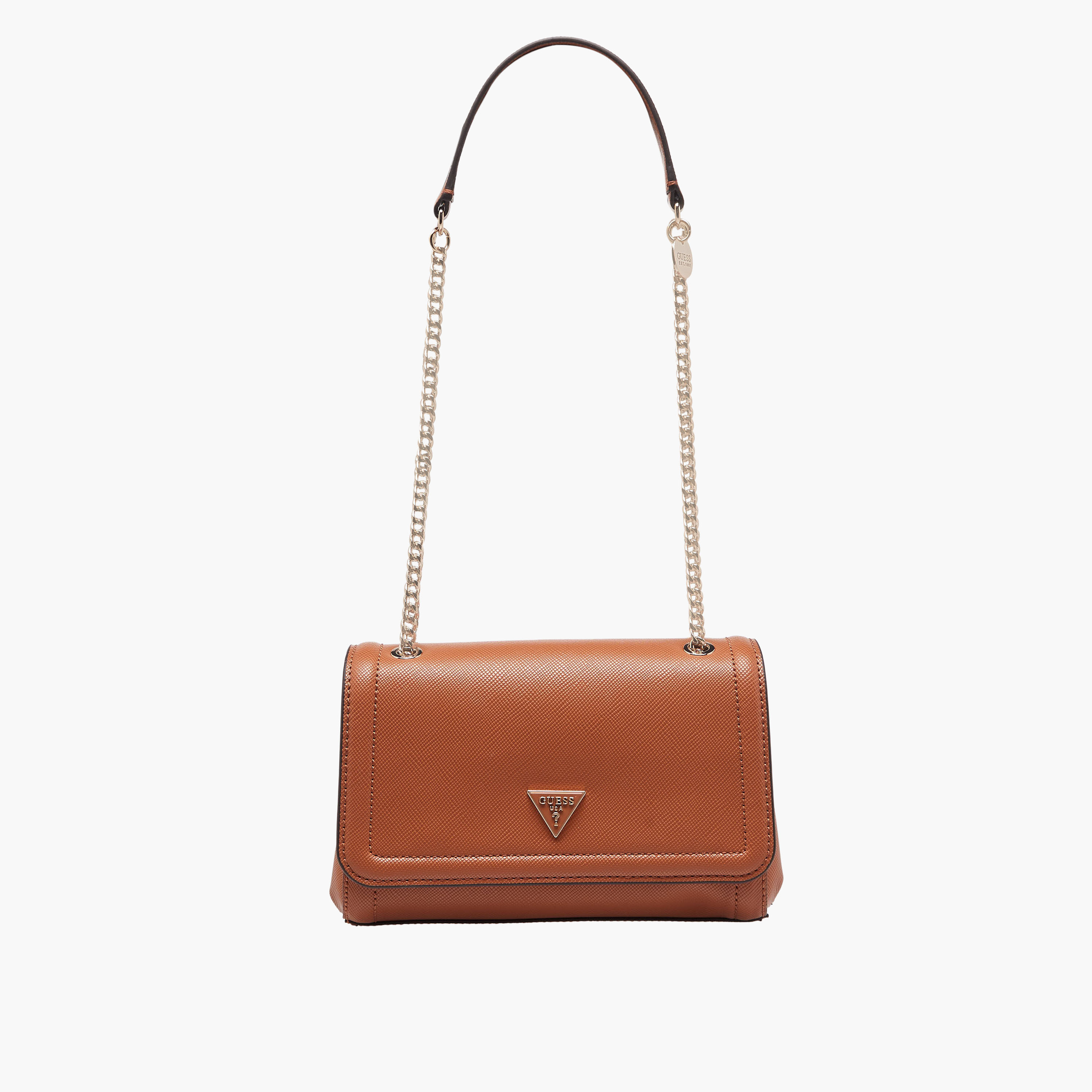 Guess Noelle II Textured Crossbody Bag with Chain Strap-women-bagsandwallets-handbags-image-1