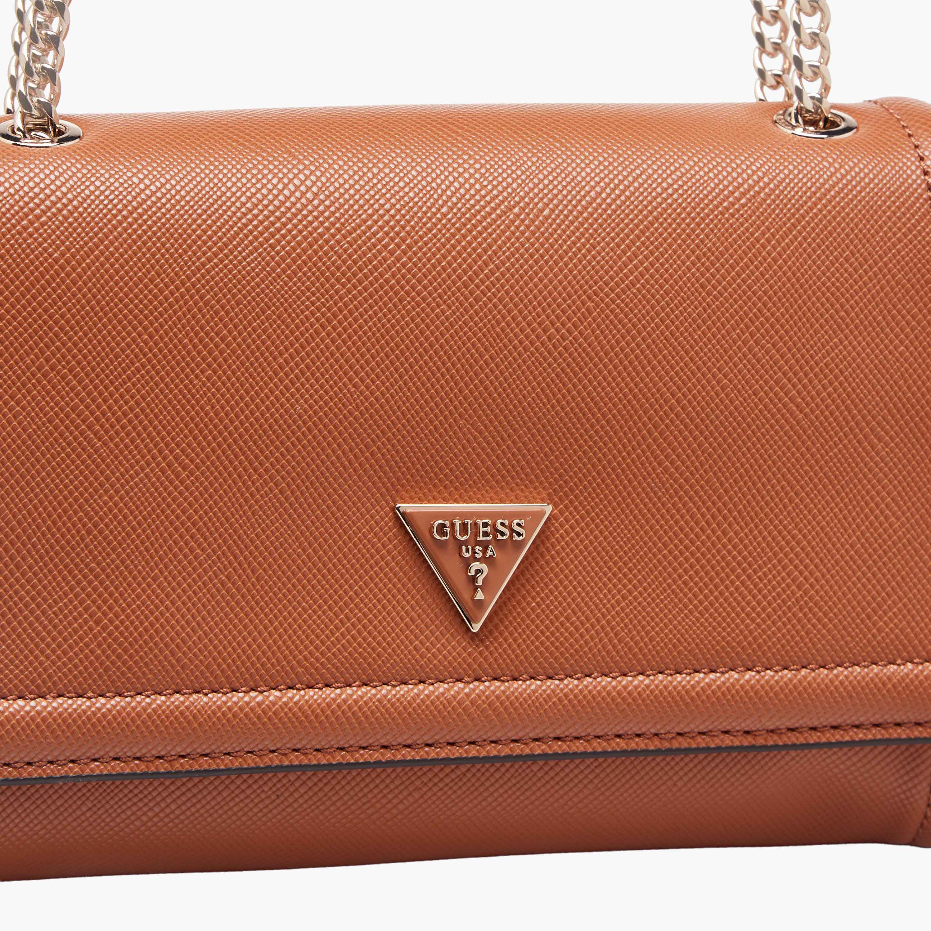 Guess Noelle II Textured Crossbody Bag with Chain Strap-women-bagsandwallets-handbags-image-5