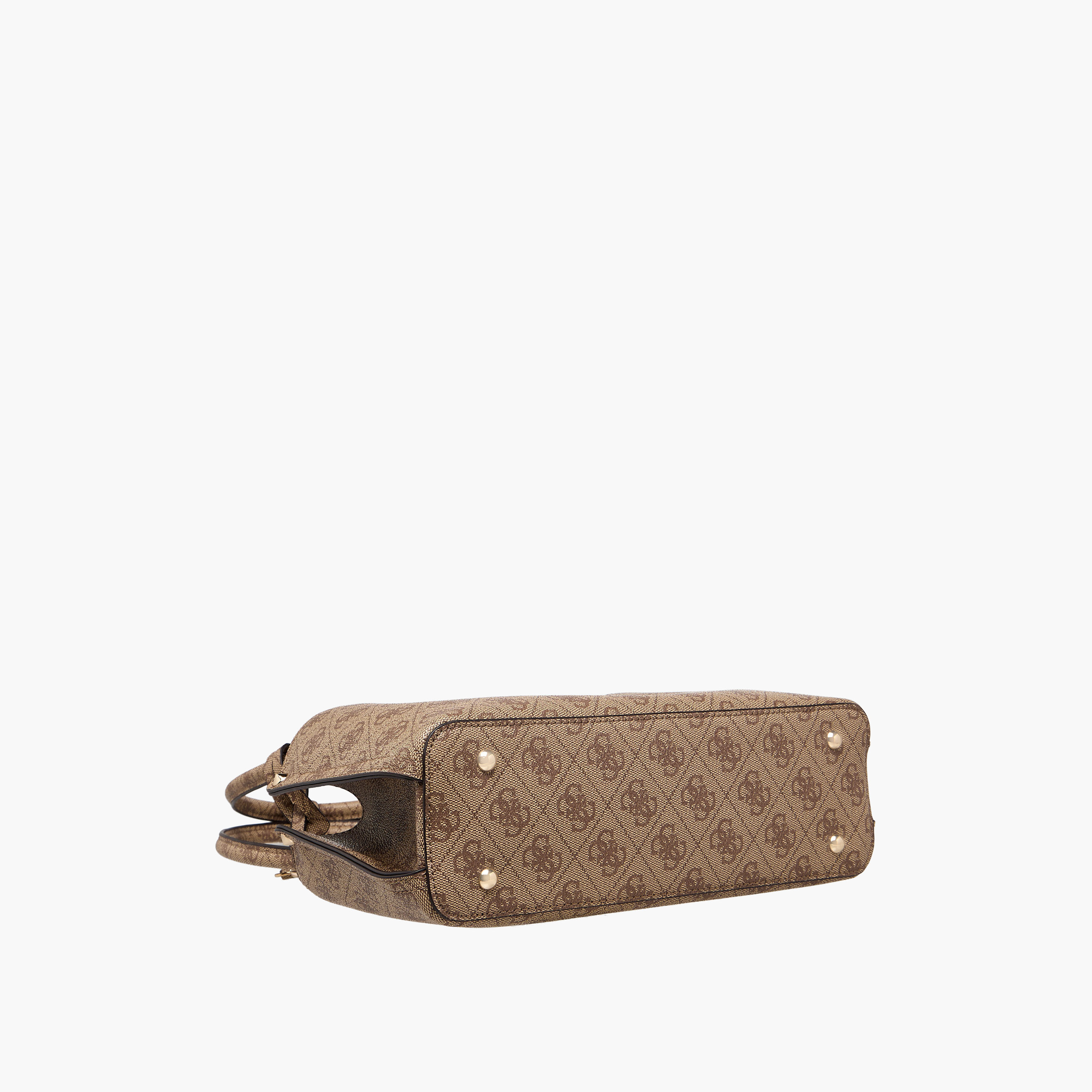 Guess Meridian II Monogram Print Shoulder Bag with Double Handle-women-bagsandwallets-handbags-image-7