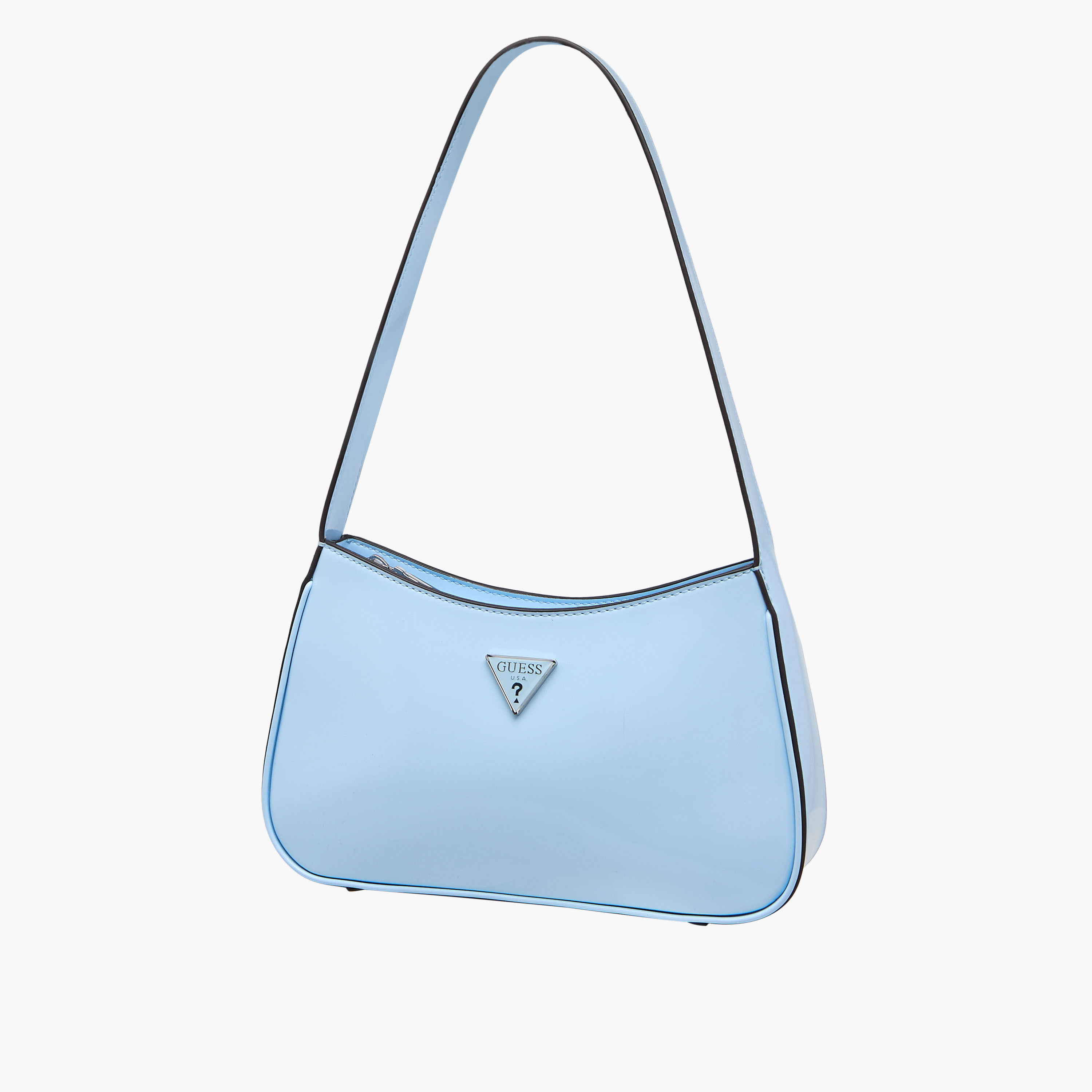 Guess Arnela Solid Shoulder Bag with Strap Handle-women-bagsandwallets-handbags-image-3
