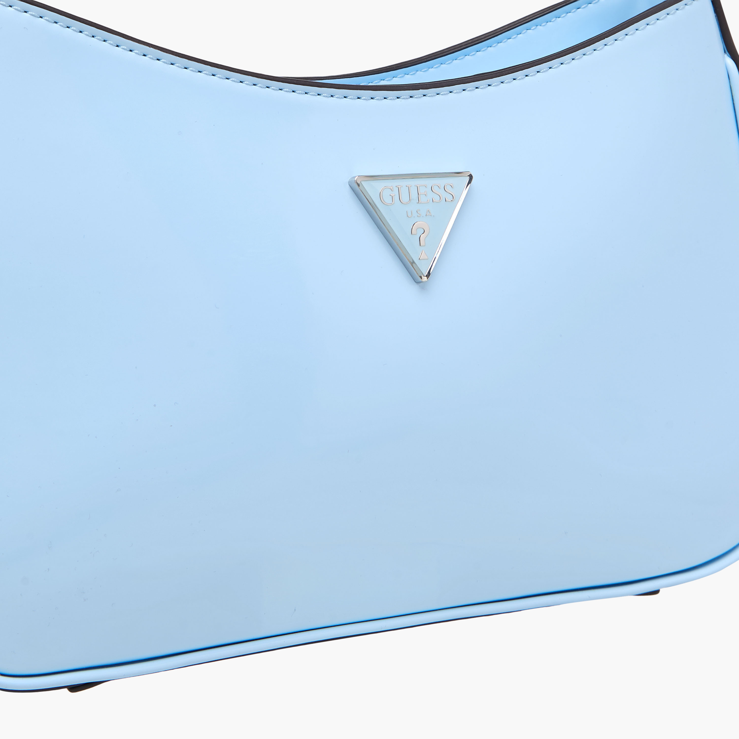 Guess Arnela Solid Shoulder Bag with Strap Handle-women-bagsandwallets-handbags-image-4