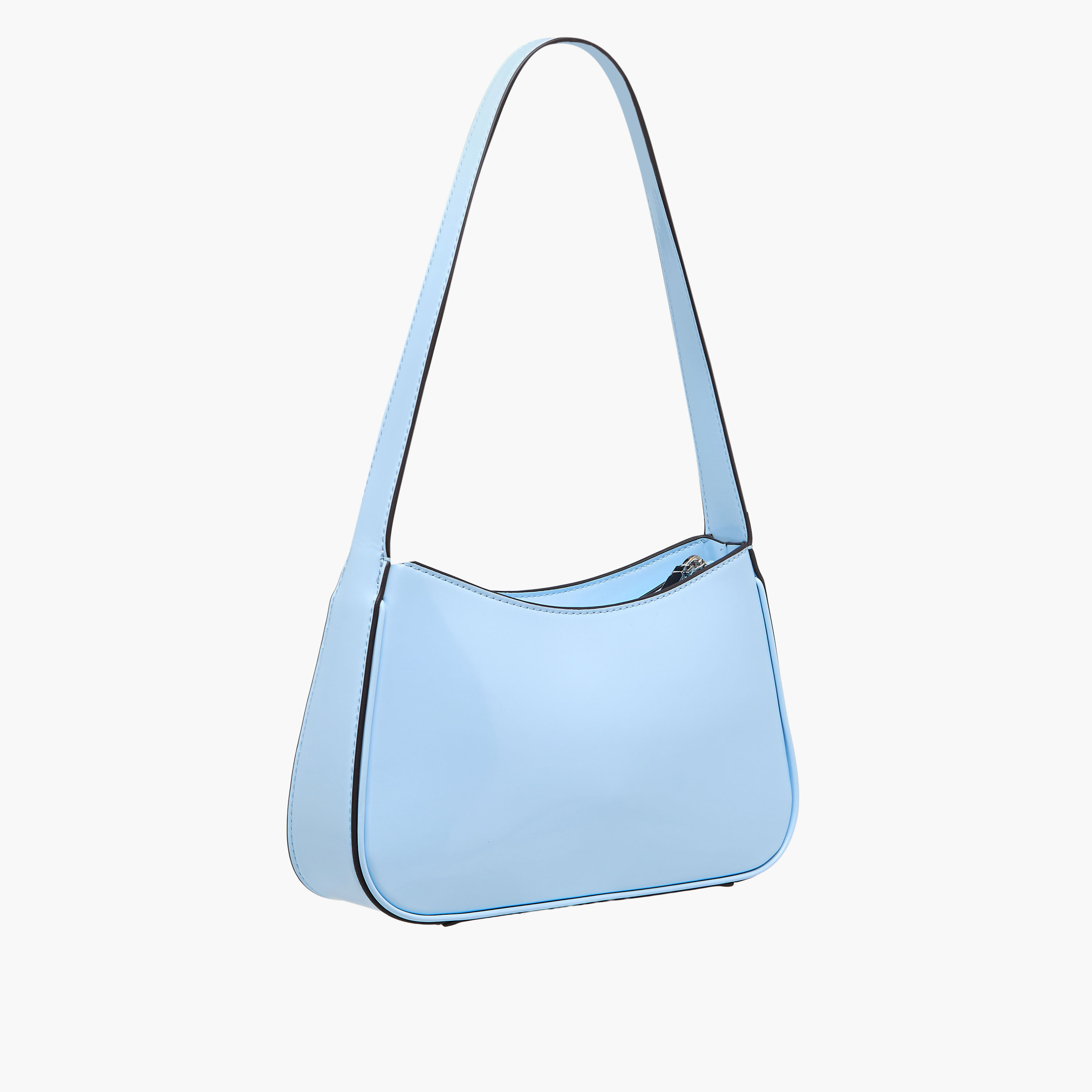 Guess Arnela Solid Shoulder Bag with Strap Handle-women-bagsandwallets-handbags-image-5