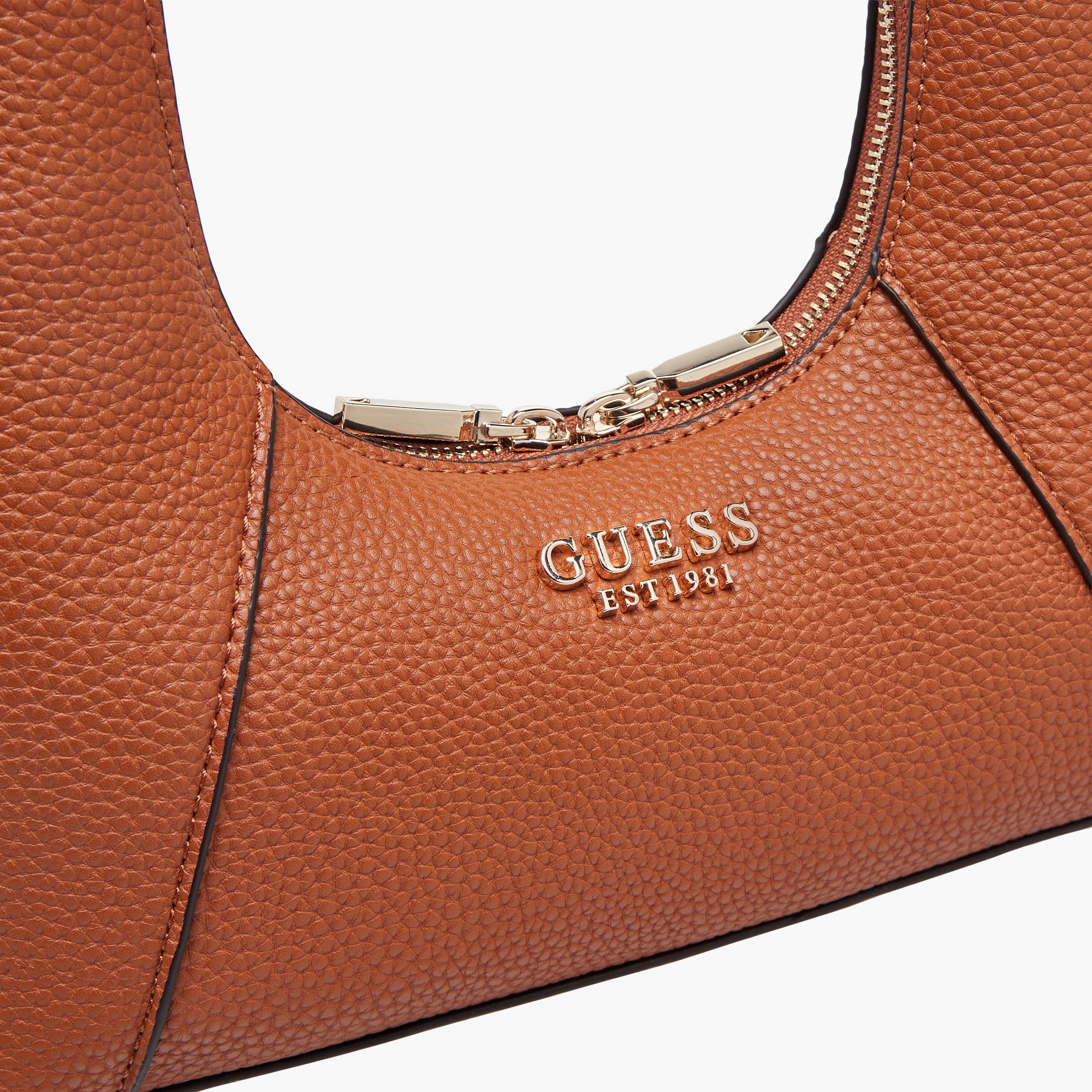 Guess Calista Textured Shoulder Bag with Zip Closure-women-bagsandwallets-handbags-image-5