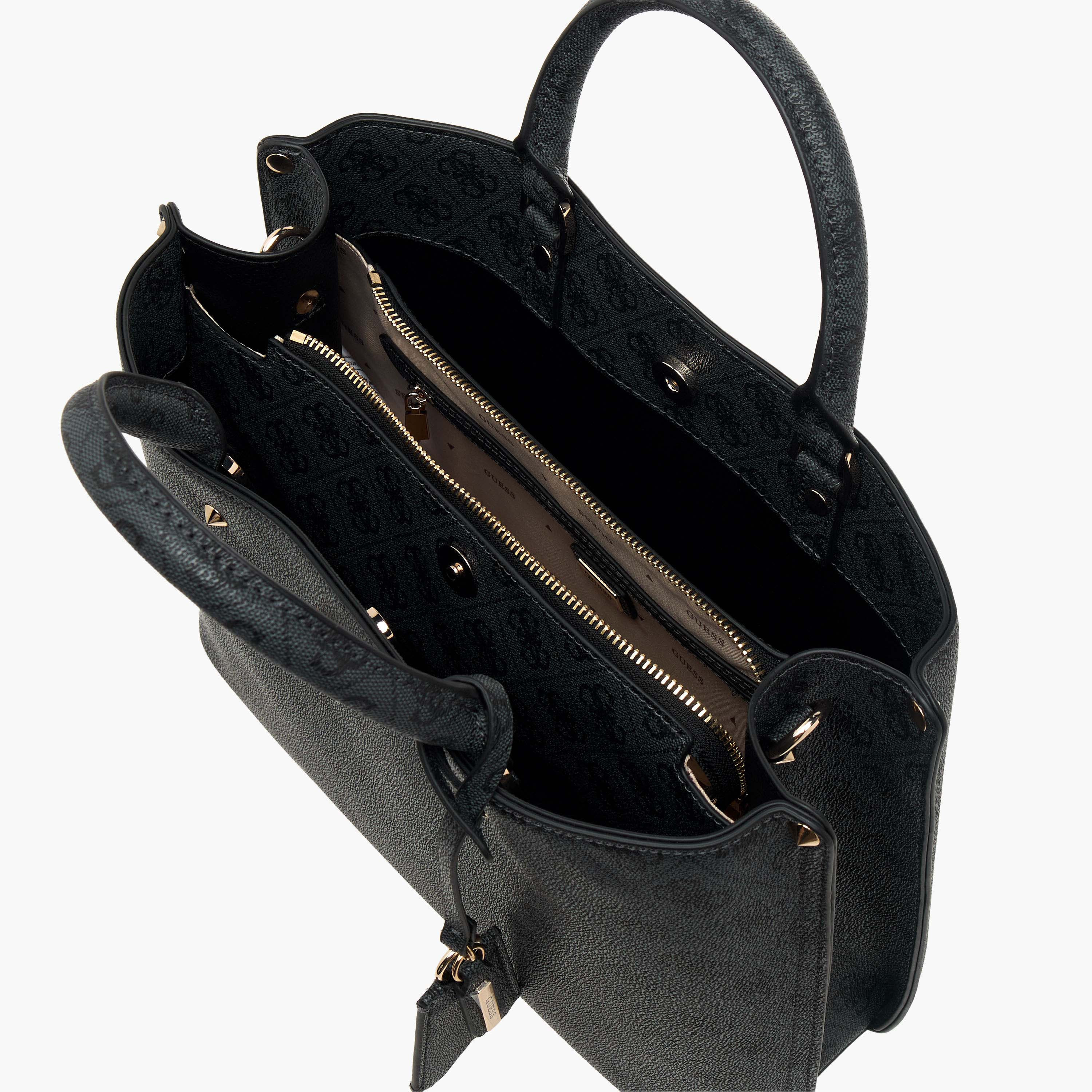Guess Meridian II Girlfriend Monogram Print Tote Bag with Double Handle-women-bagsandwallets-handbags-image-8