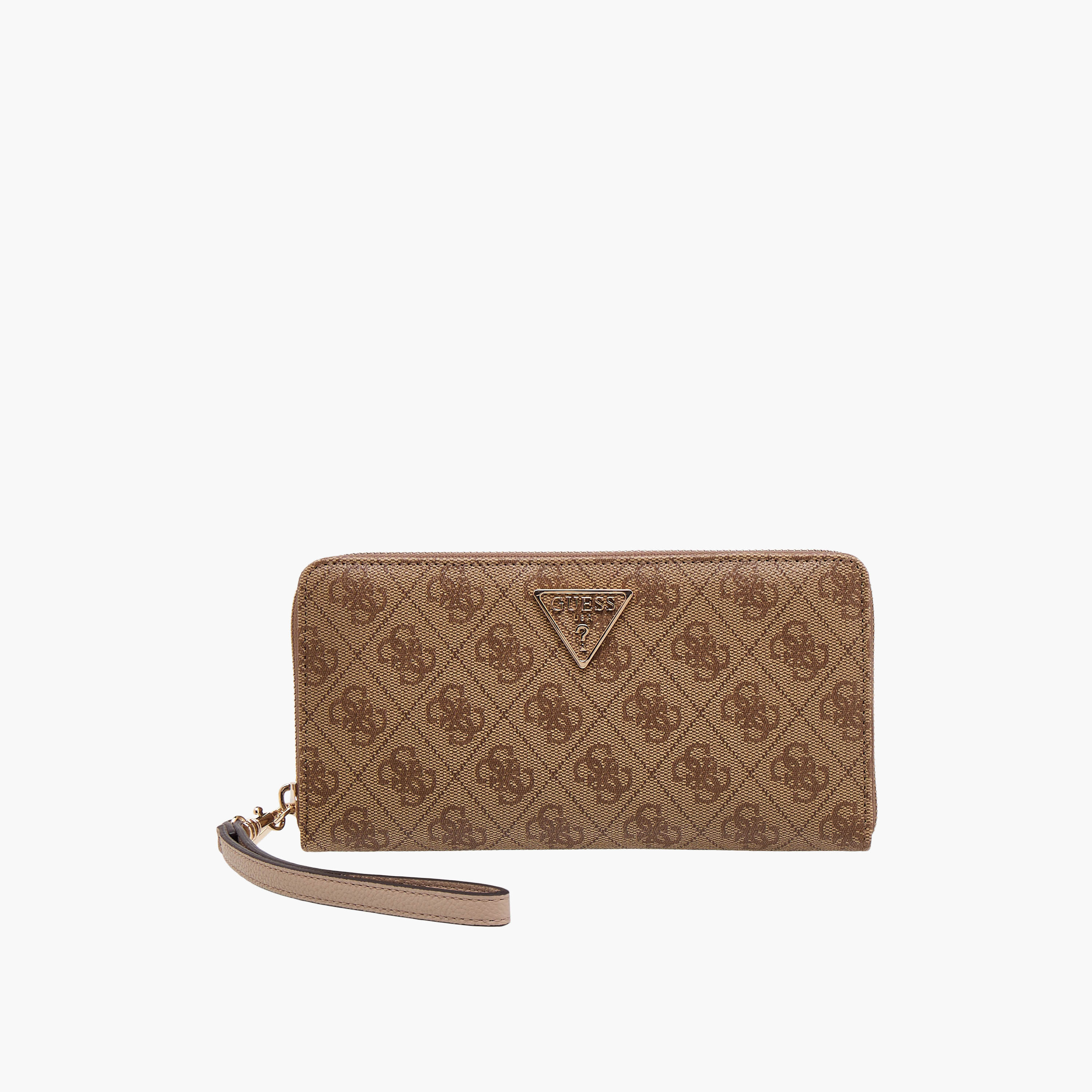 Guess LAUREL SLG Monogram Embossed Zip Around Wallet-women-bagsandwallets-wallets-image-1