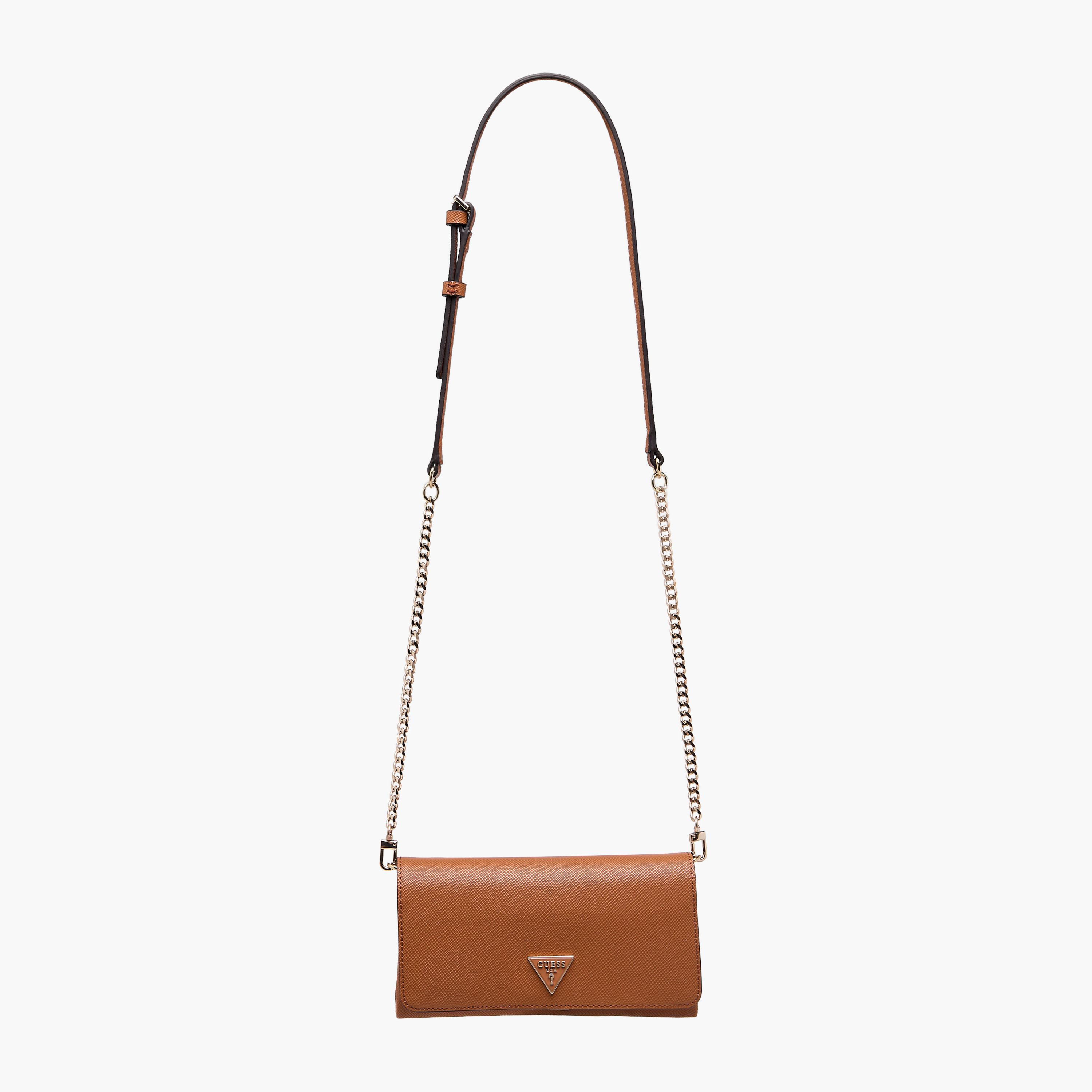 Guess Noelle II Textured Crossbody Bag with Adjustable Chain Strap-women-bagsandwallets-handbags-image-3