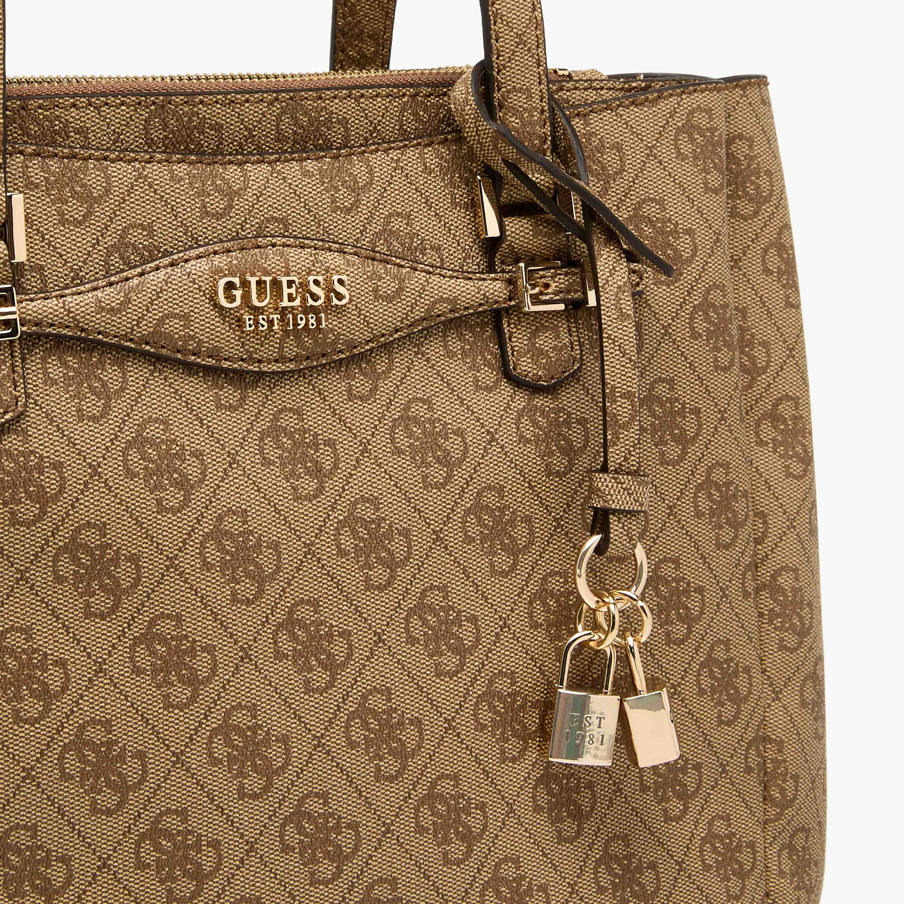 Guess Katya Monogram Textured Tote Bag with Double Handle-women-bagsandwallets-handbags-image-5