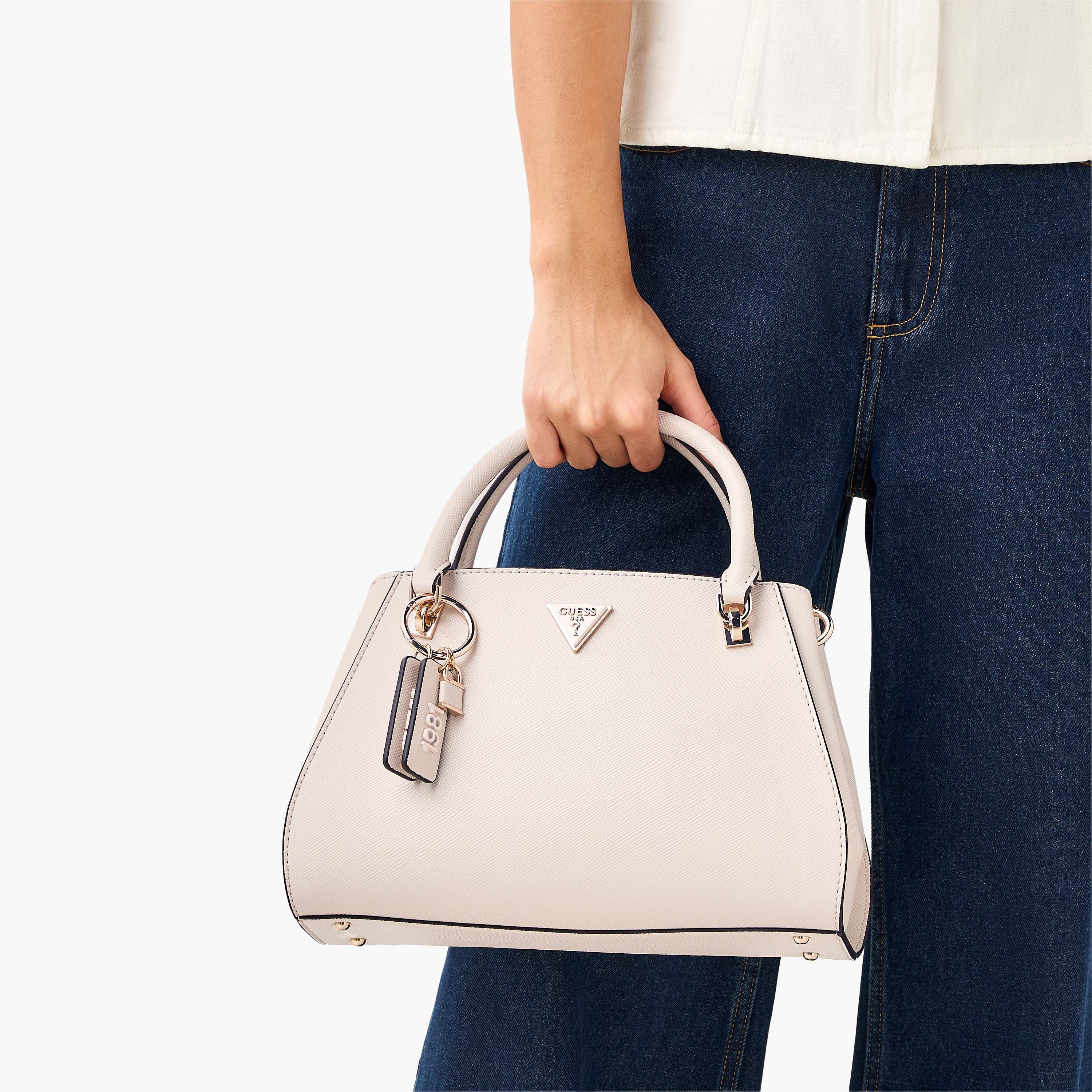 Guess Noelle II Charm Accent Satchel Bag with Detachable Shoulder Strap-women-bagsandwallets-handbags-image-8