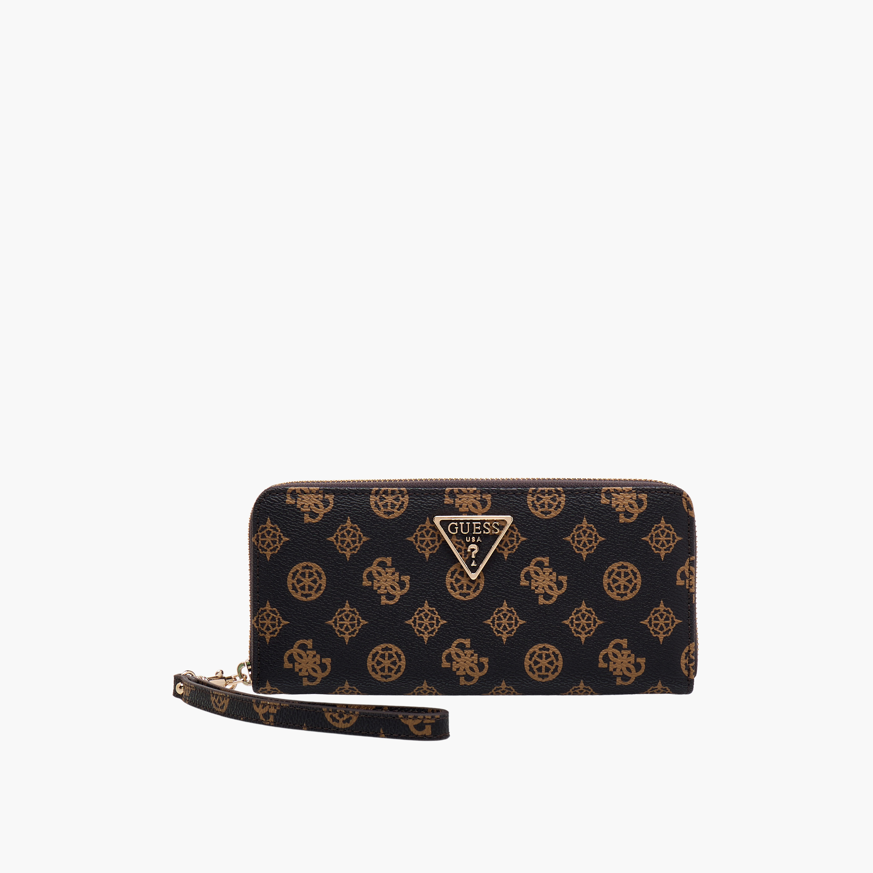 Guess LAUREL SLG Monogram Print Zip Around Wallet-women-bagsandwallets-wallets-image-1