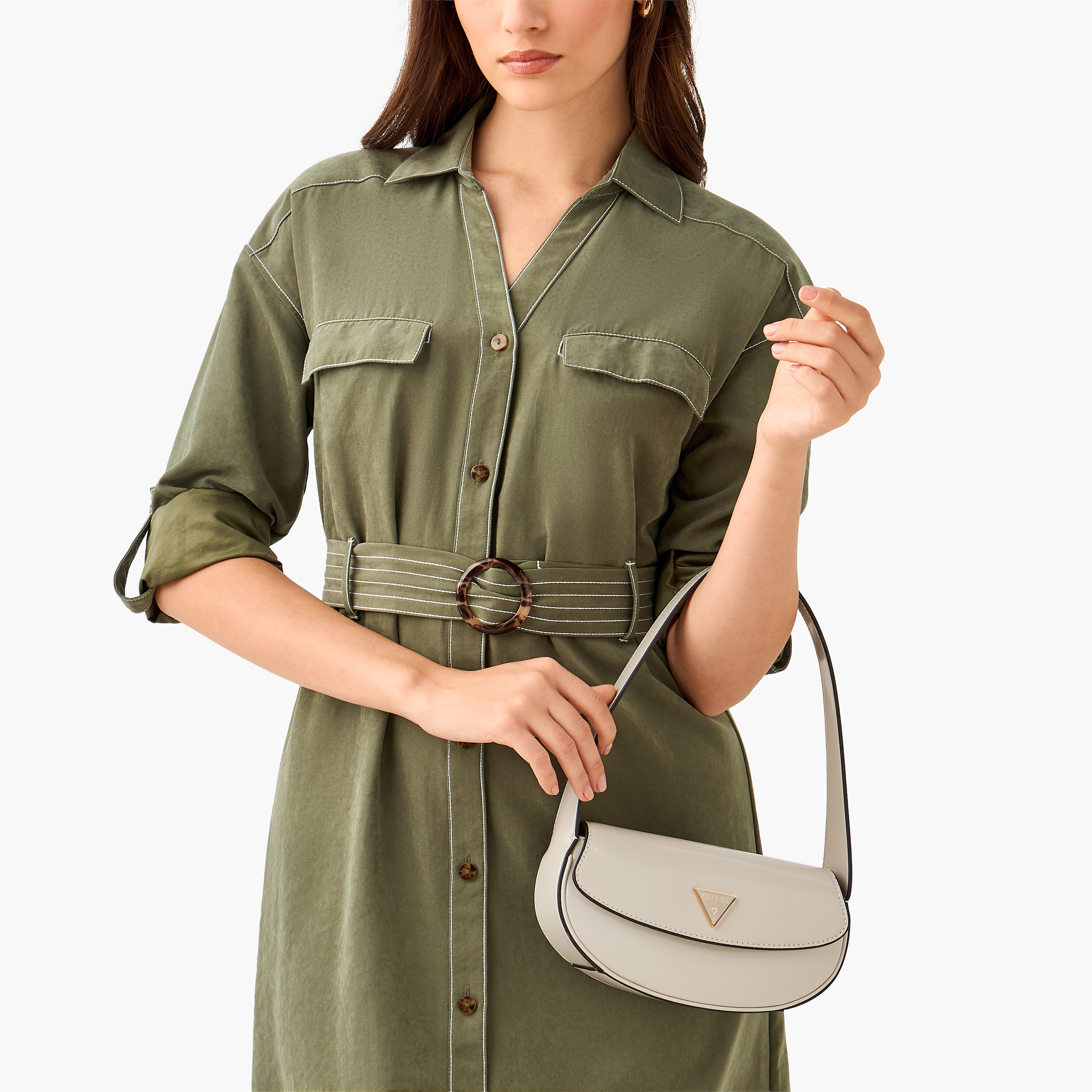 Guess Arnela Shoulder Bag with Flap Closure-women-bagsandwallets-handbags-image-2
