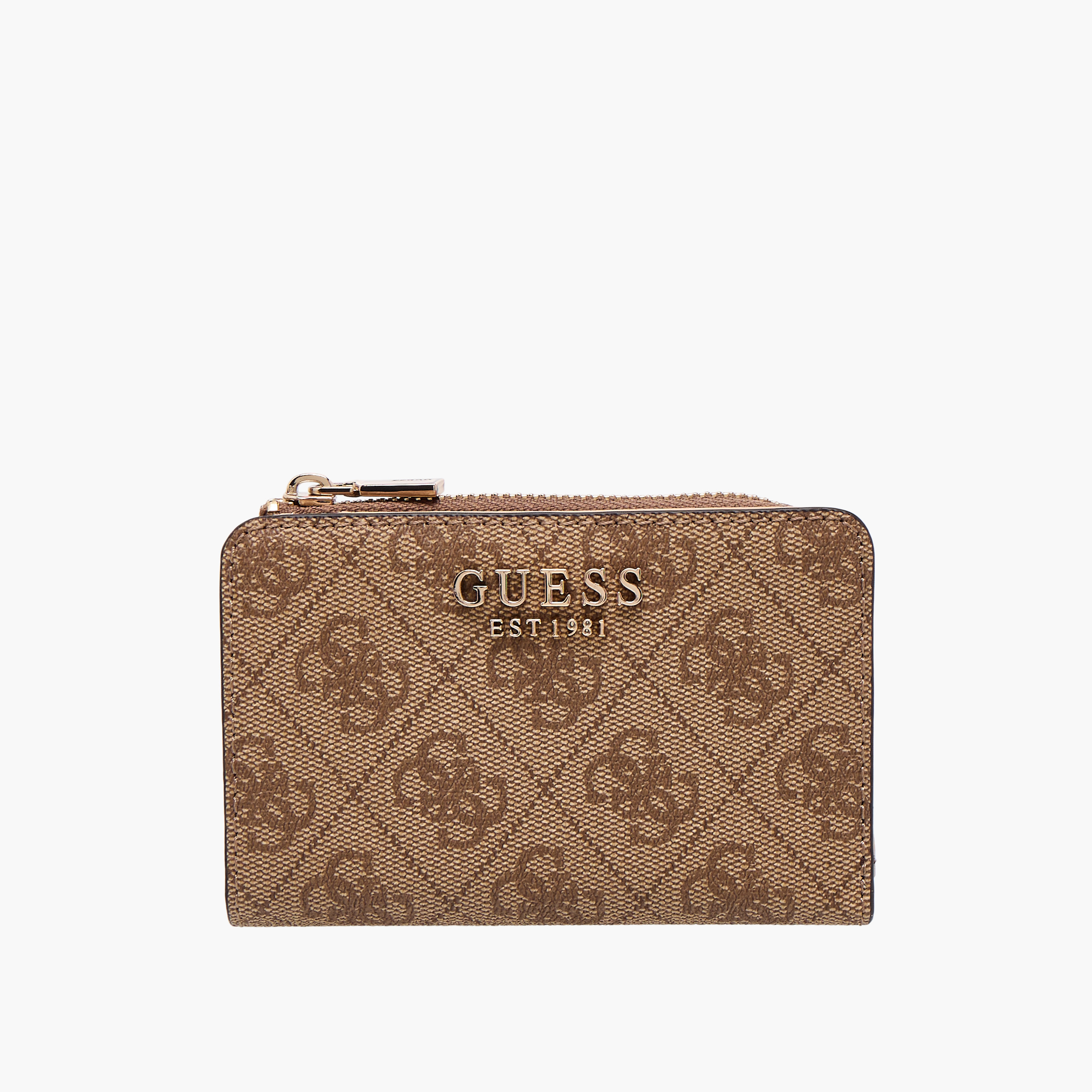 Guess Laurel II SLG Textured Wallet with Snap Button Closure-women-bagsandwallets-wallets-image-1