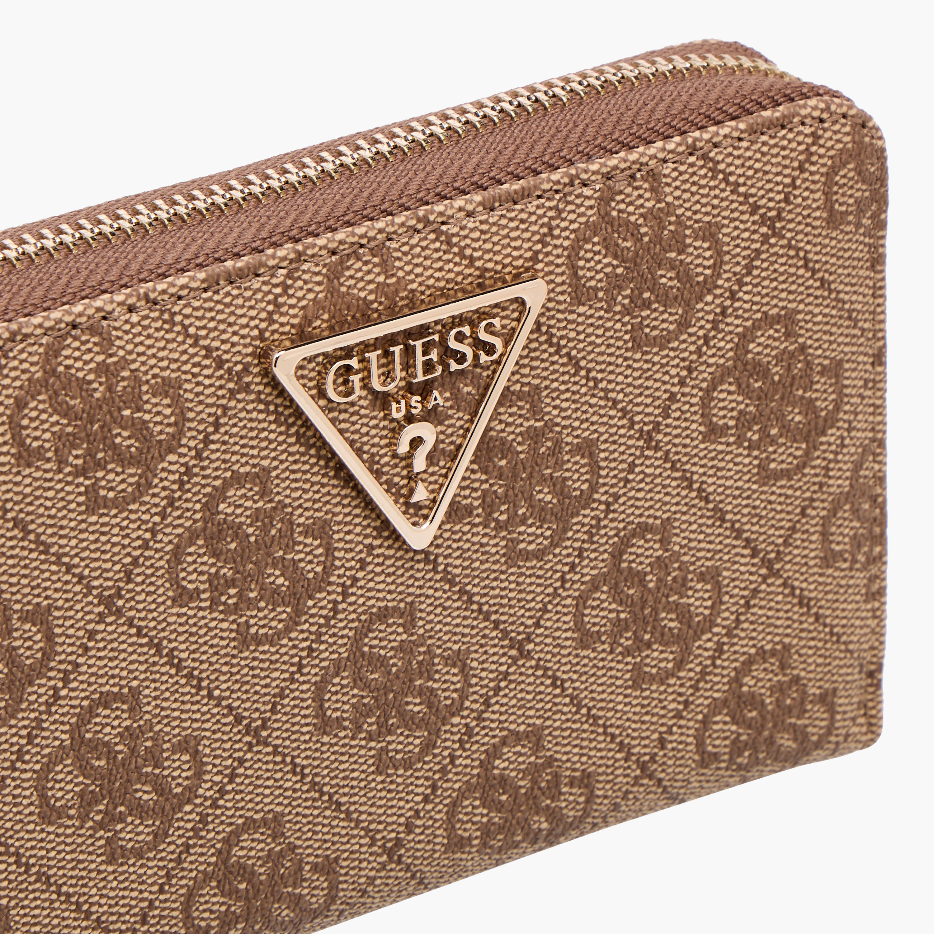 Guess LAUREL II SLG Monogram Embossed Zip Around Wallet-women-bagsandwallets-wallets-image-3
