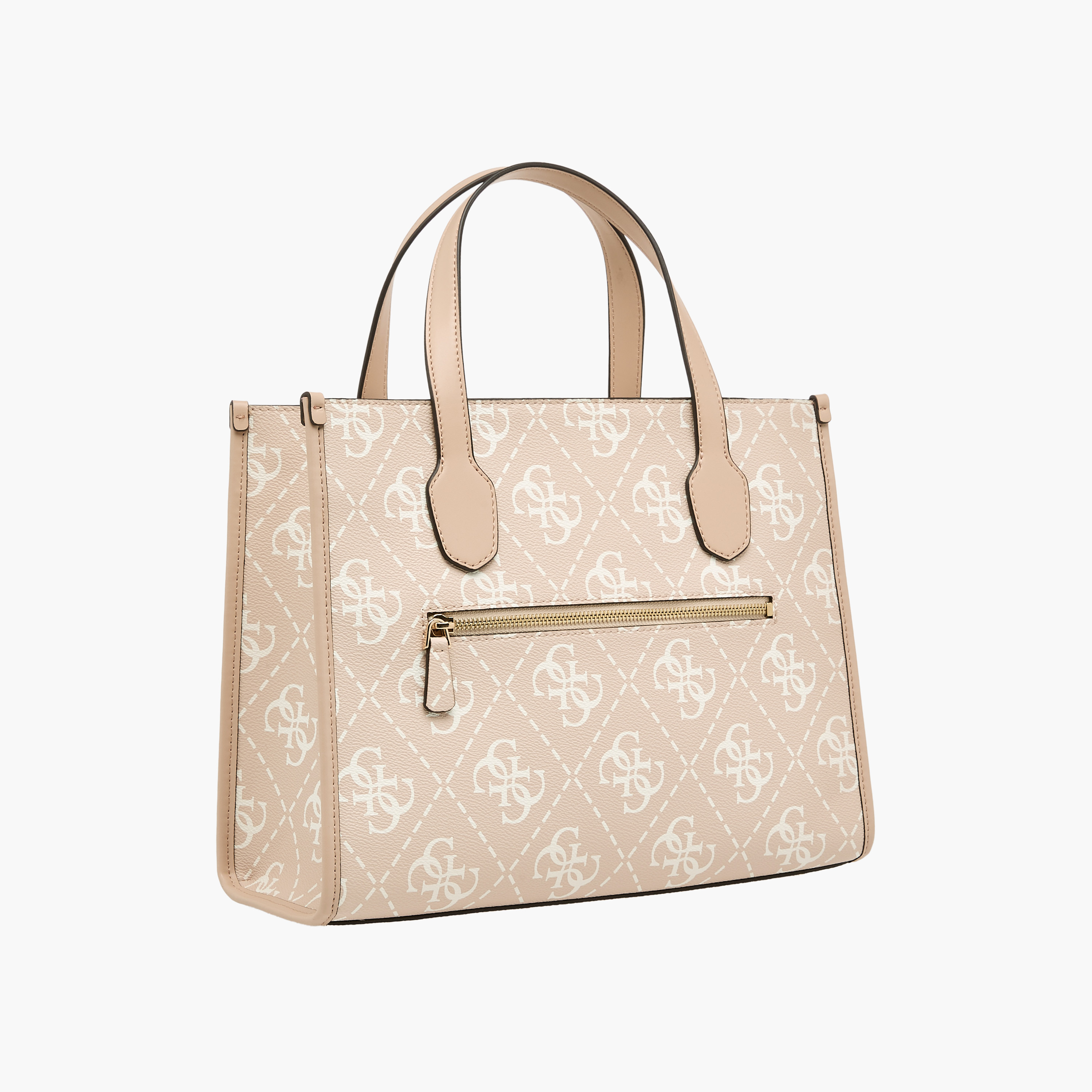 Guess IZZY 2 COMP Monogram Print Tote Bag with Detachable Shoulder Strap-women-bagsandwallets-handbags-image-4