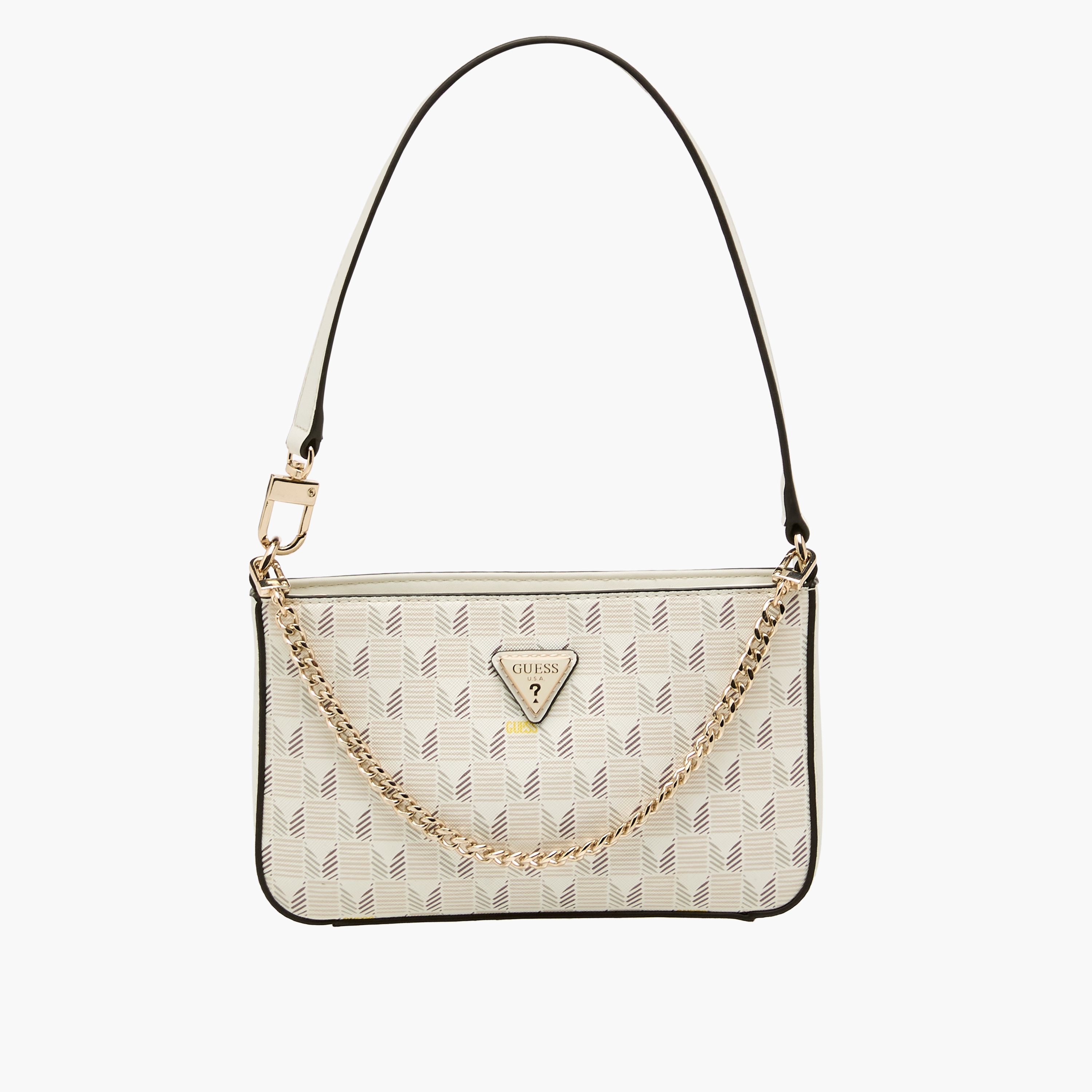 Guess G Wave II Mini Printed Shoulder Bag with Chain Detail-women-bagsandwallets-handbags-image-1